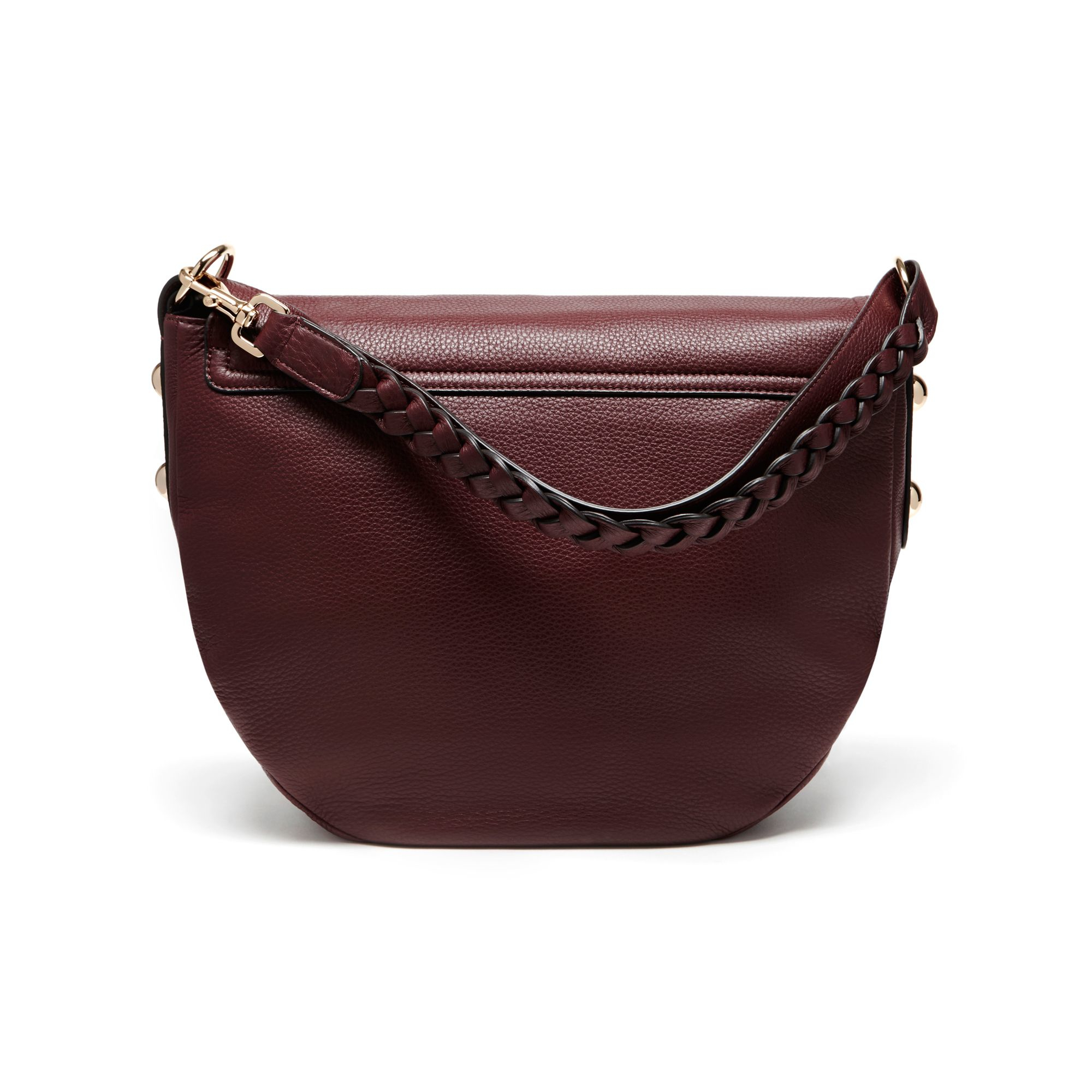Mulberry Leather Daria Satchel in Oxblood (Red) - Lyst