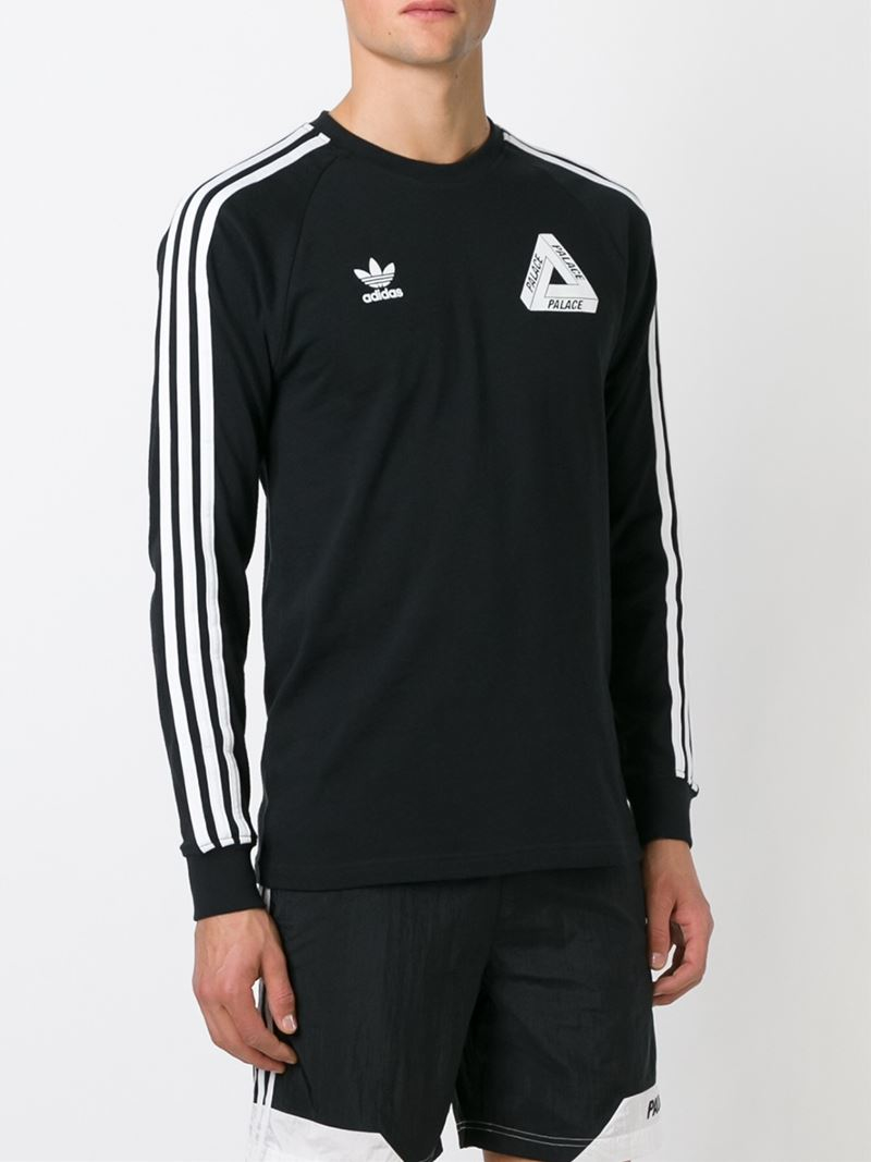 Palace Adidas X Long Sleeve T-Shirt in Black for Men - Lyst