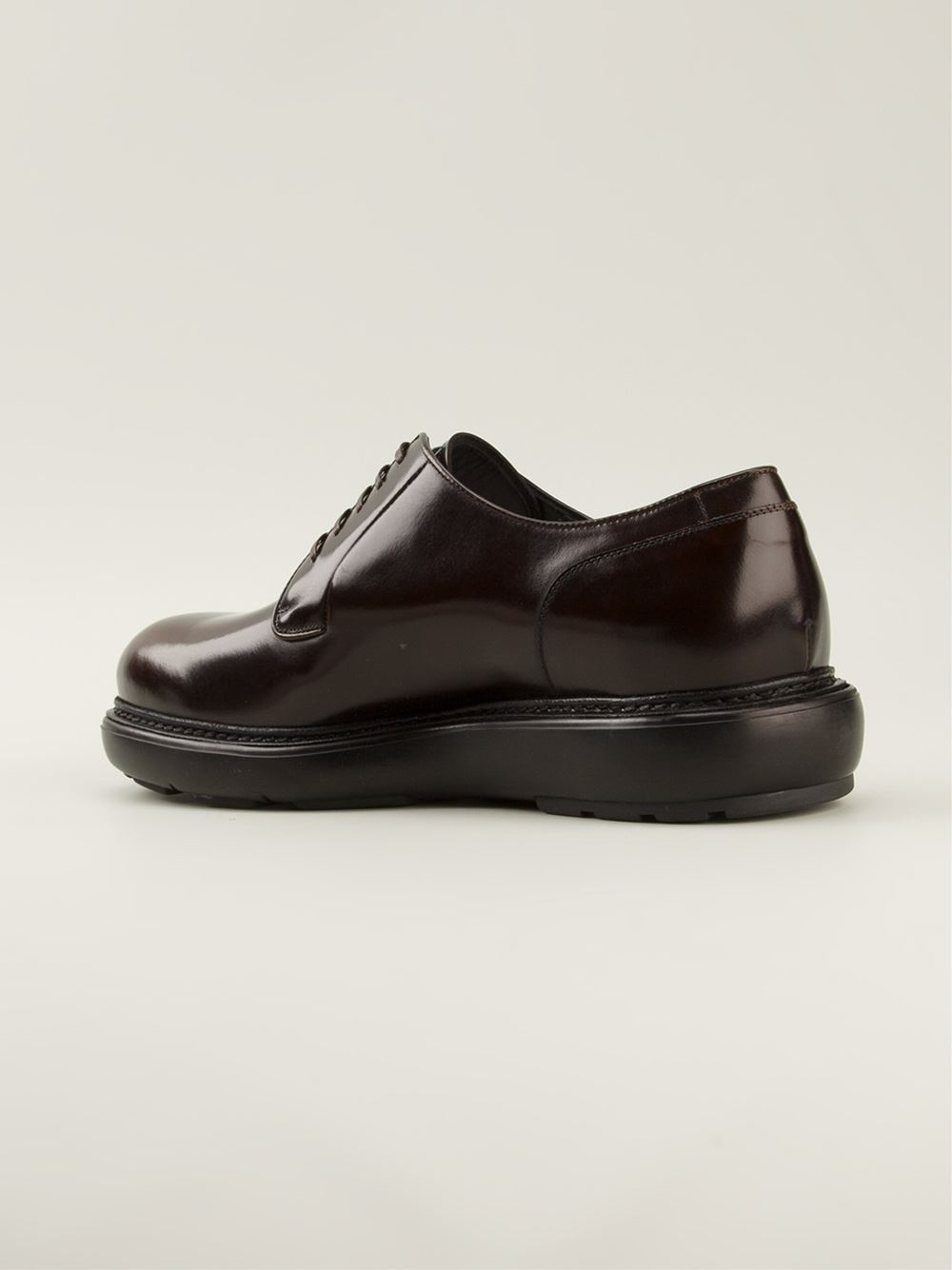 flatform derby shoes