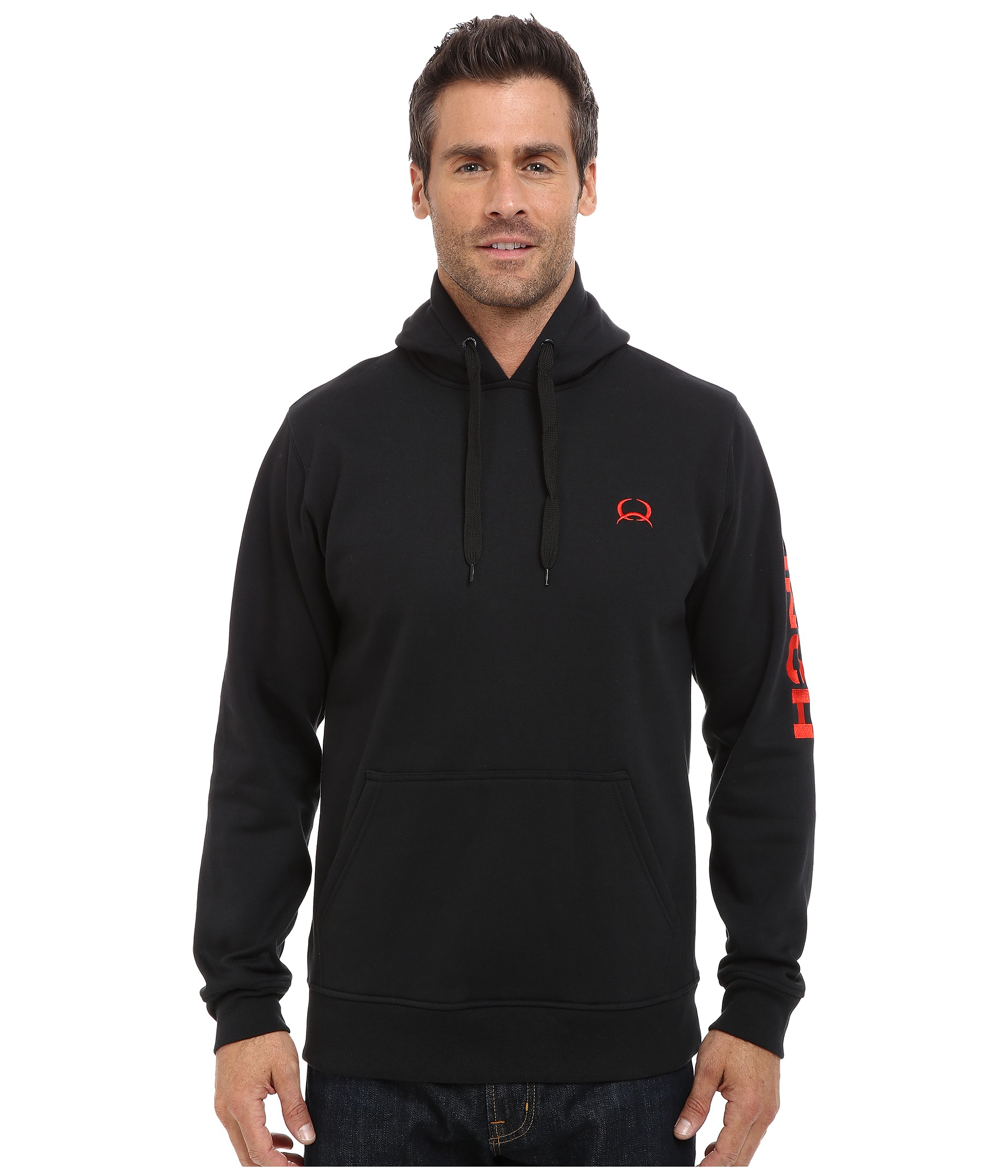 cinch pullover hoodie