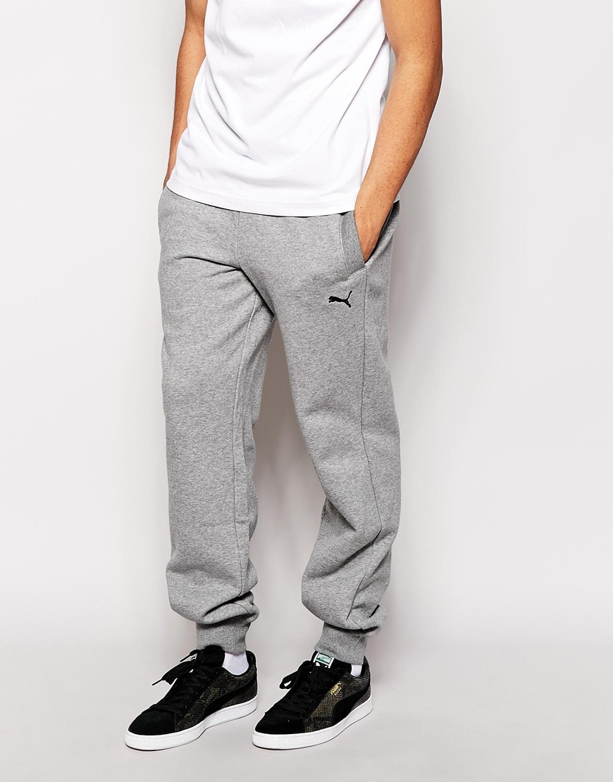 puma joggers grey