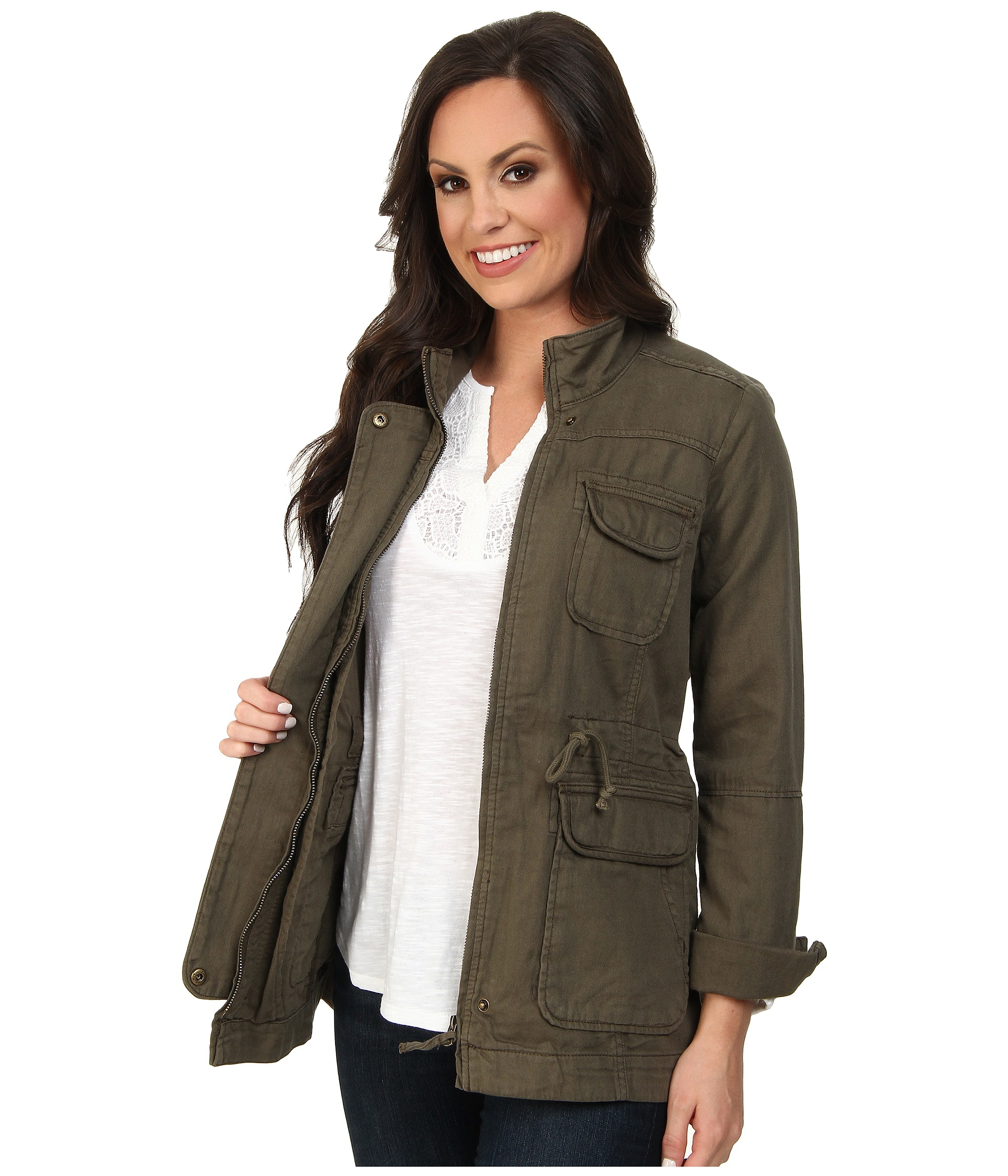 lucky brand military jacket womens