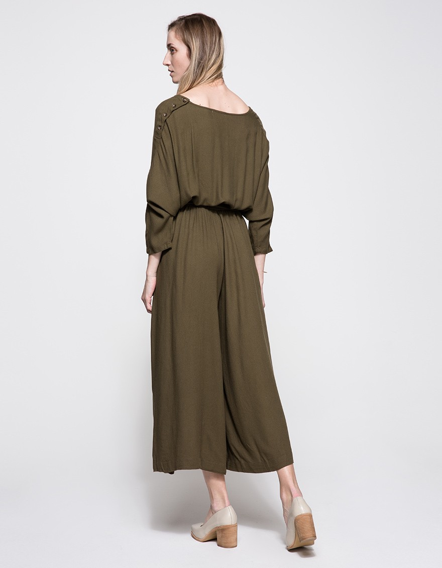 black crane wide leg jumper