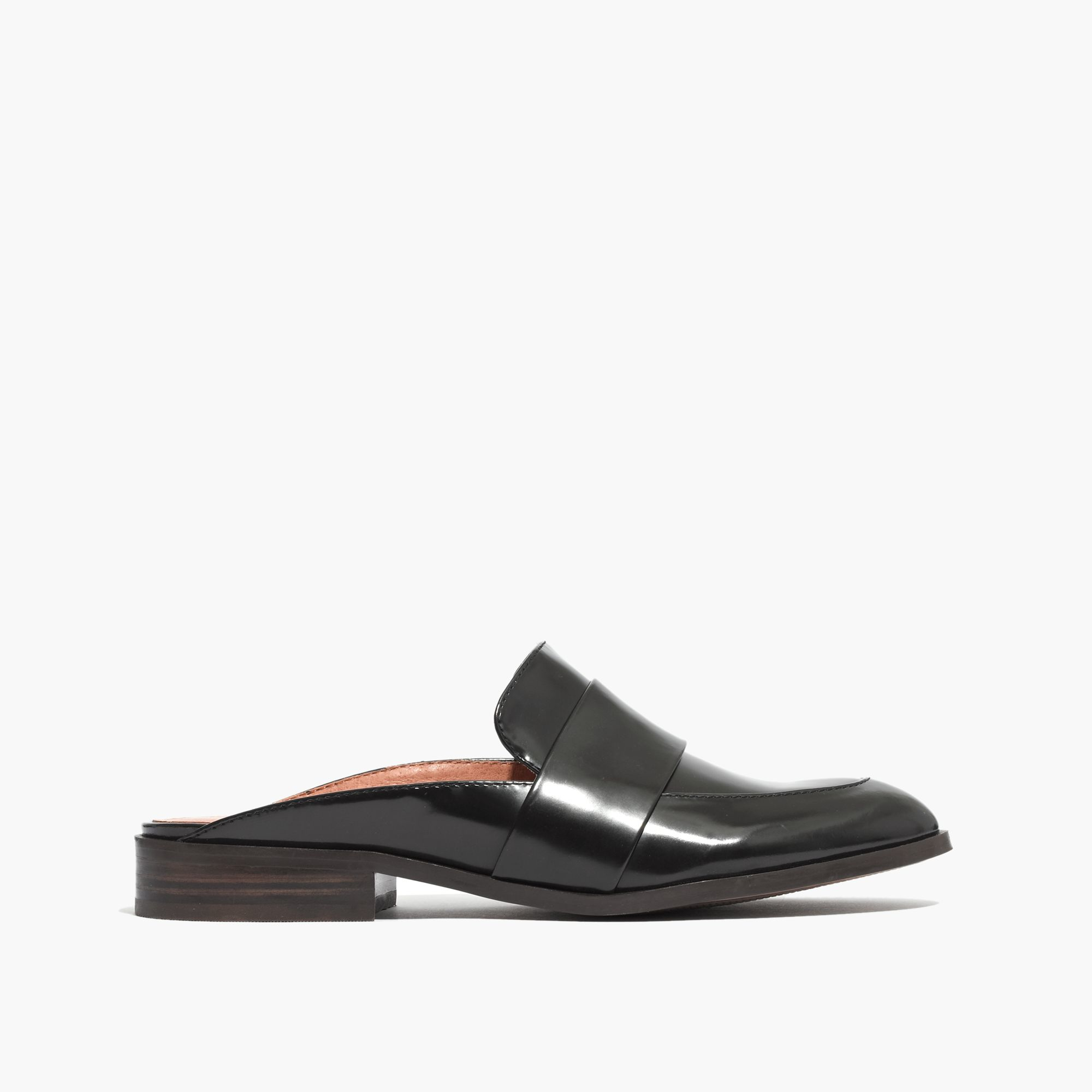 Asos Leather Backless Mule Loafer In Black For Men Lyst 3F1