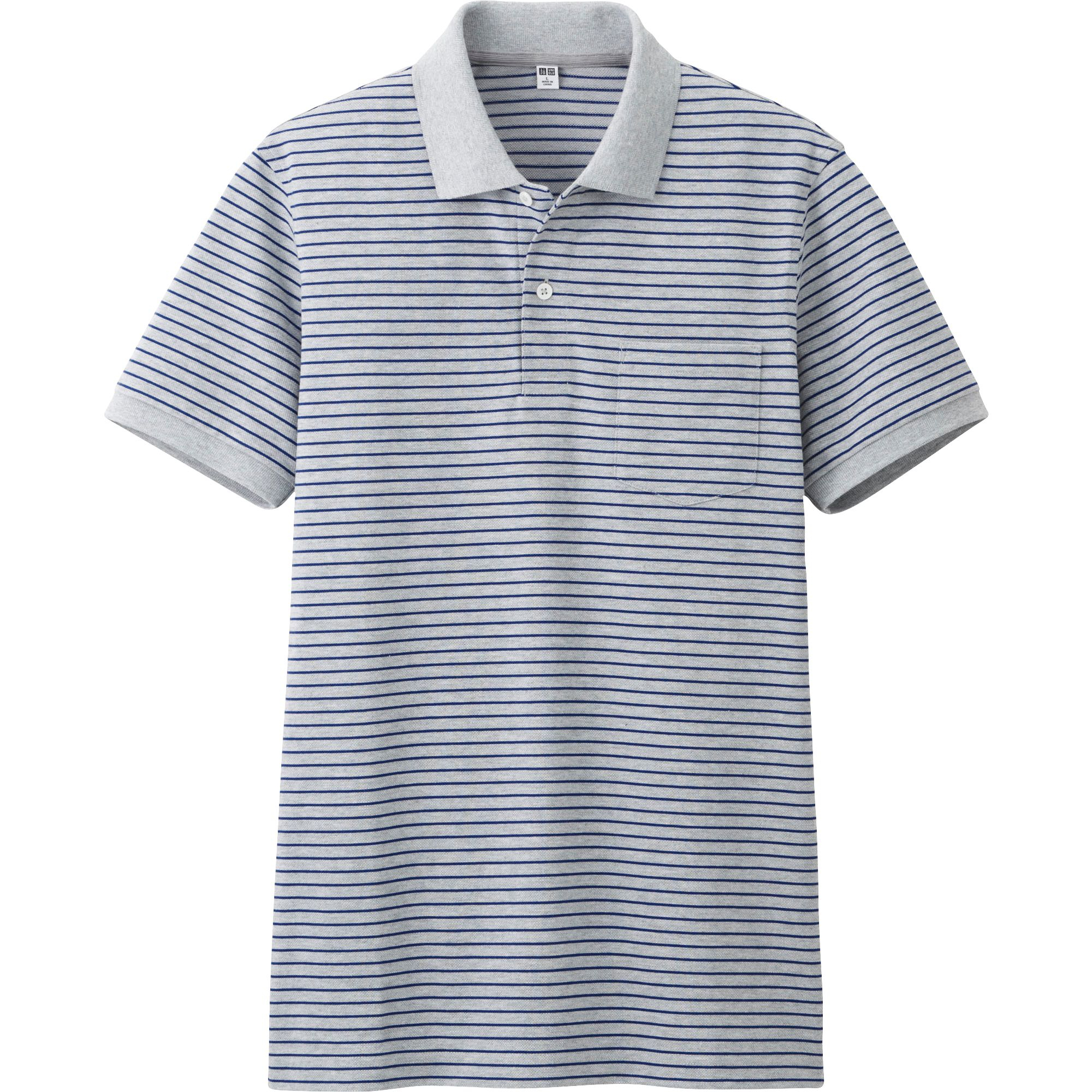 dry pique short sleeve polo shirt
