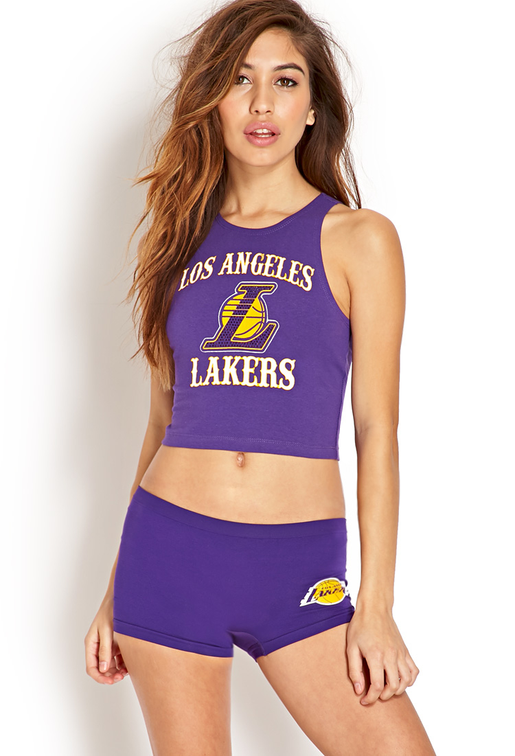 lakers boy shorts