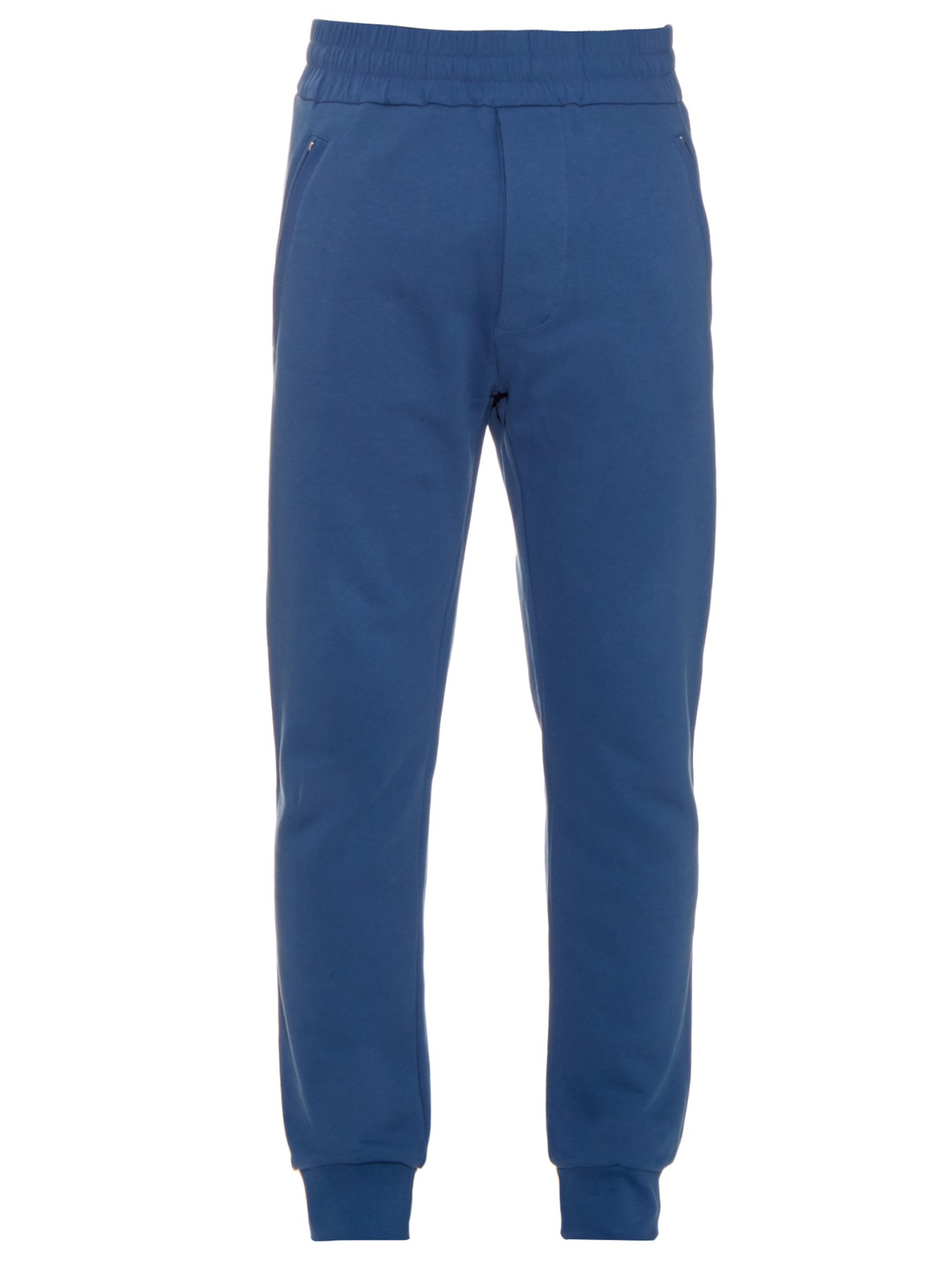 Acne Studios Johna Cotton-jersey Sweatpants in Blue for Men - Lyst