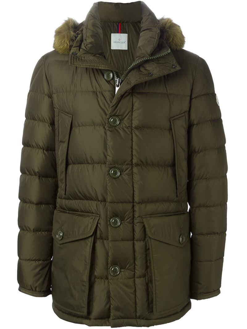 Moncler 'cluny' Padded Jacket in Green for Men Lyst
