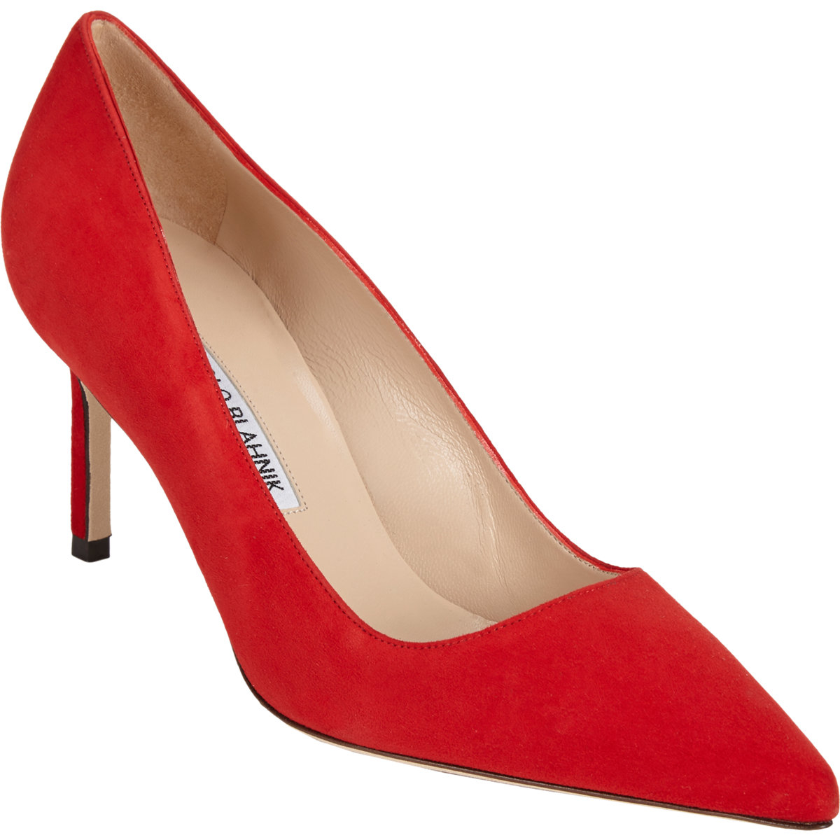 Manolo blahnik Bb Pumps in Red | Lyst