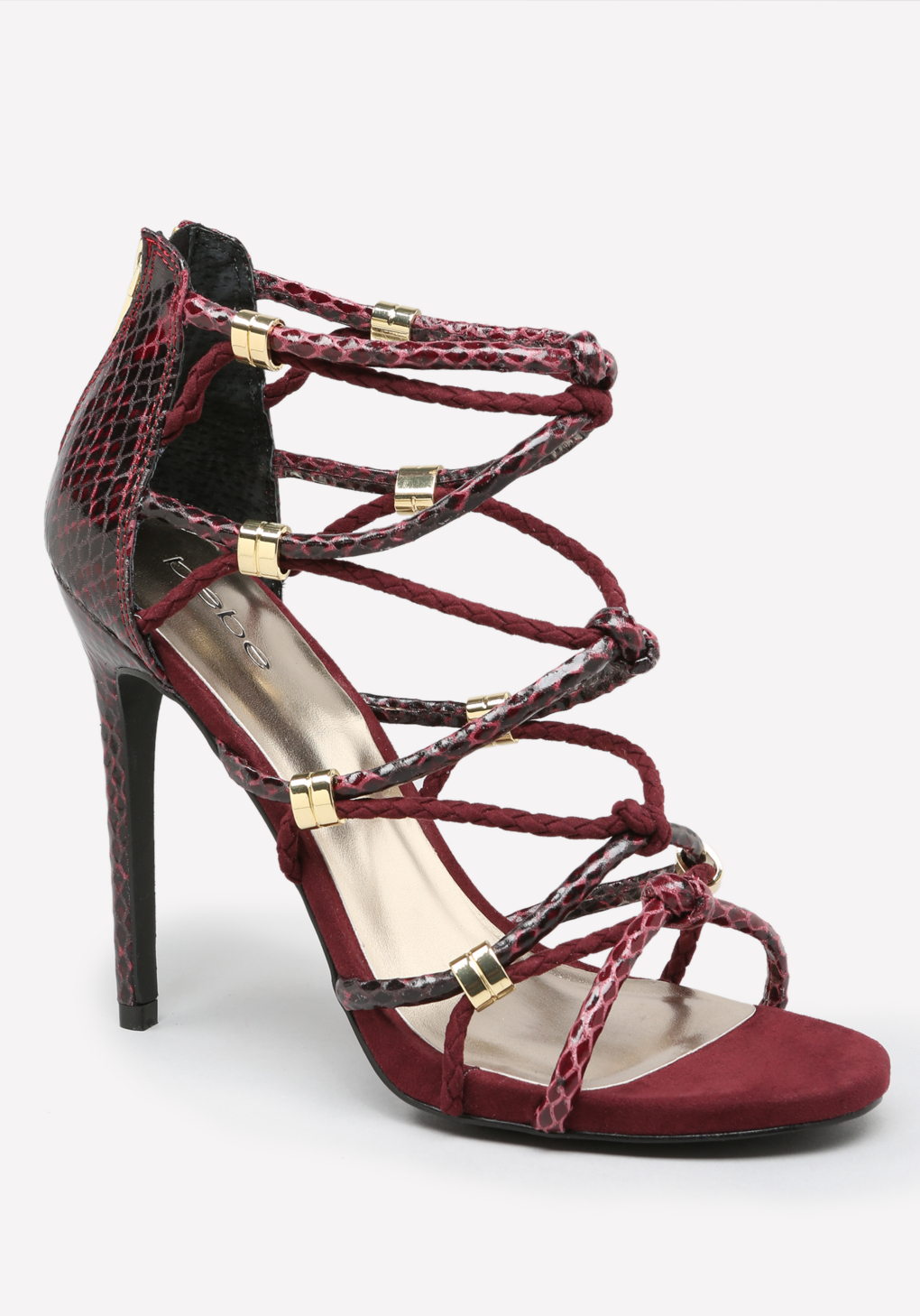 red bebe heels