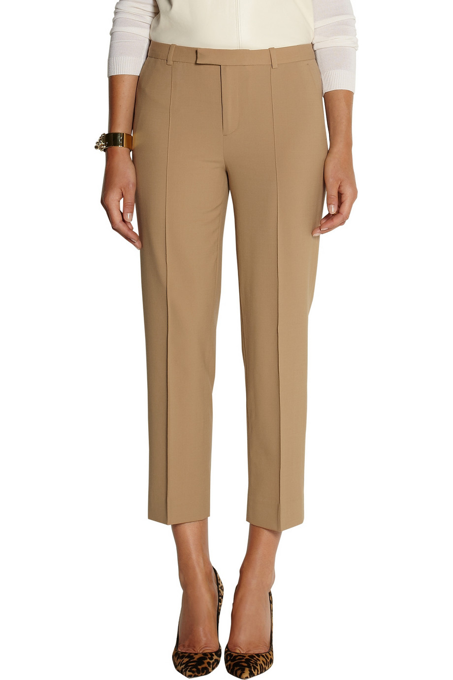 stretch wool pants womens