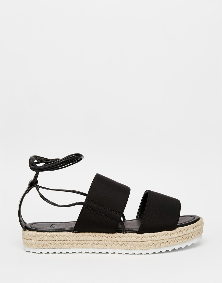 tie espadrille sandals