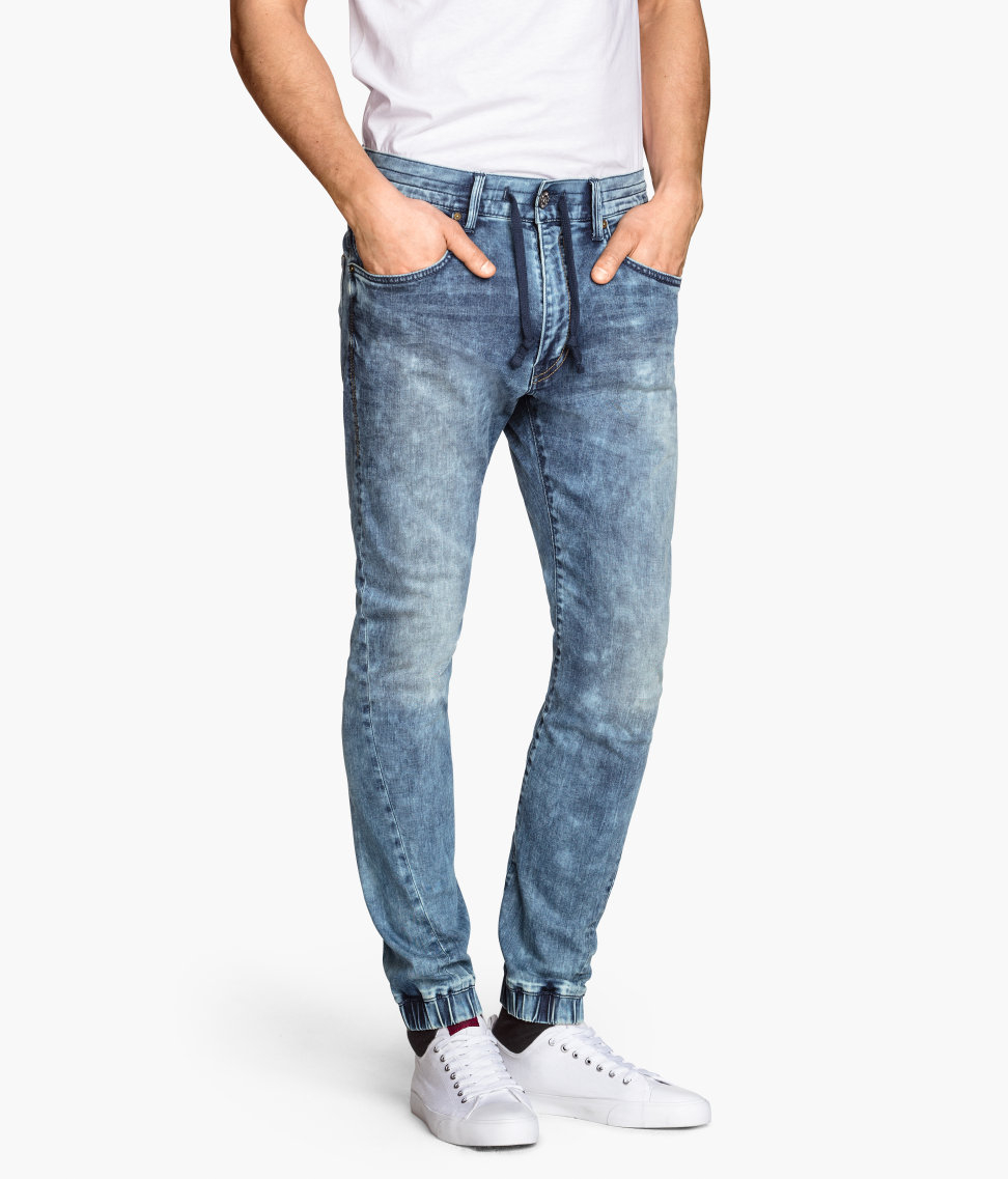 slim low joggers