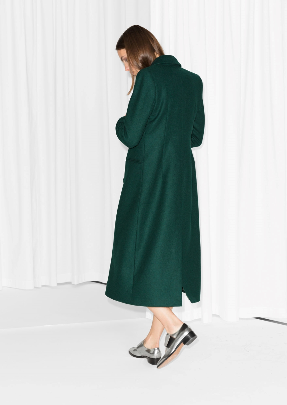 & other stories green coat
