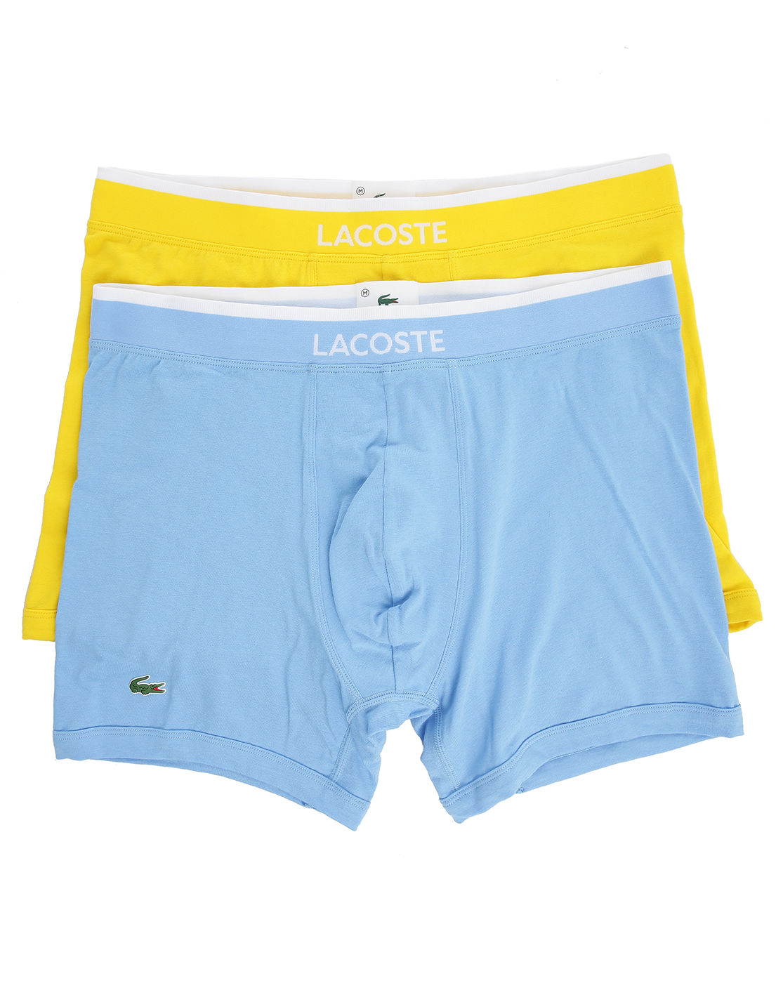 Lacoste Sky Blue And Yellow Cotton Briefs in Yellow for Men (sky) Lyst