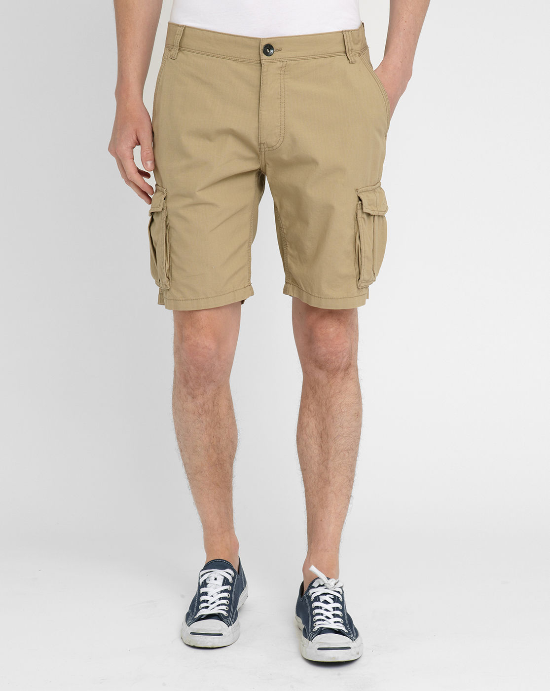 Selected Beige Cargo Shorts in Brown for Men (beige) | Lyst