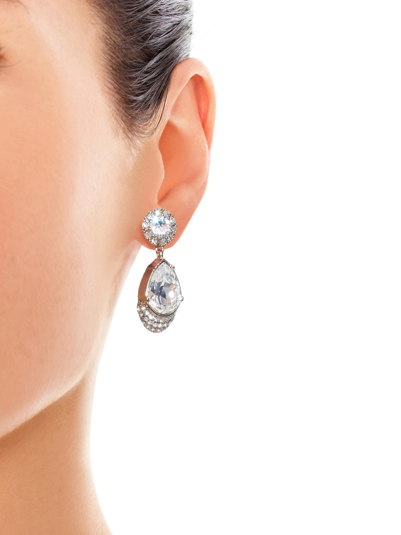 Lyst Givenchy Victorian Style Magnetic Earrings In Metallic Gallery