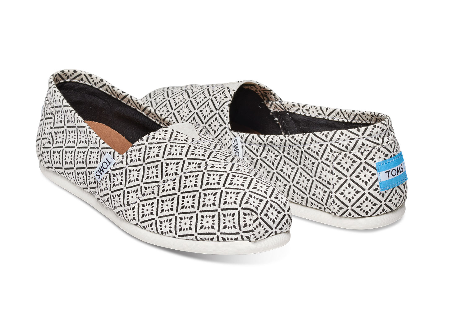 black and white toms