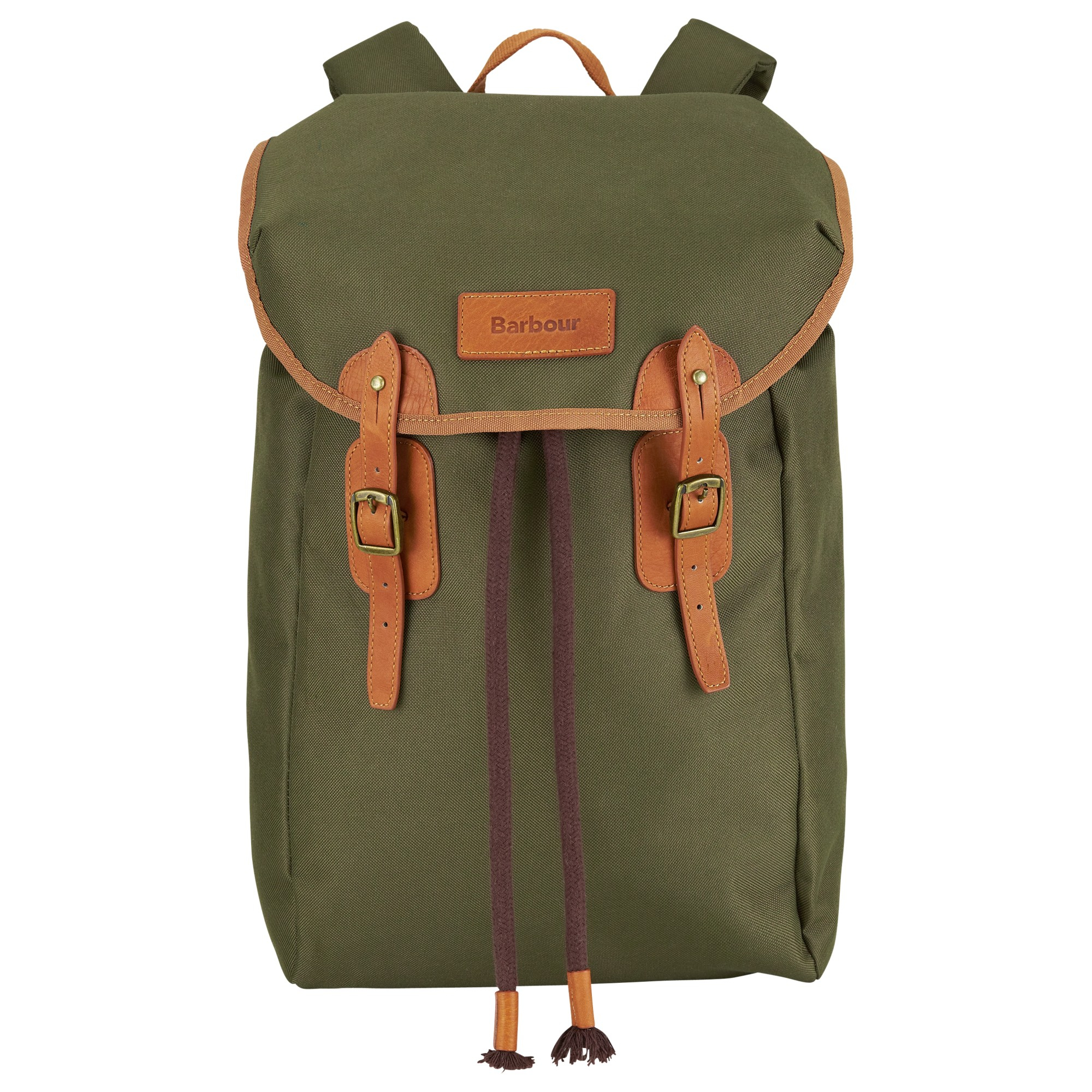 Barbour Lachie Waxed Cotton Backpack in Olive (Green) for Men - Lyst