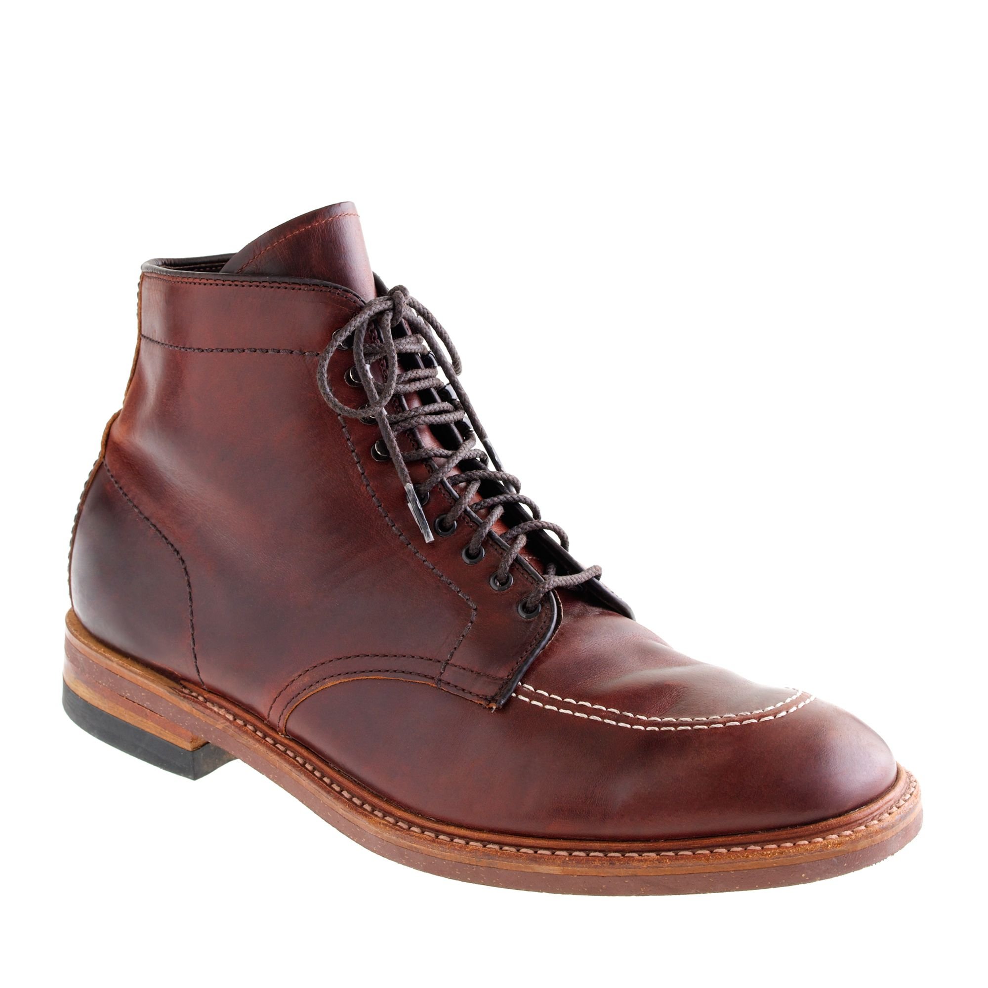 J.crew Alden 405 Indy Boots in Brown for Men (dark brown) | Lyst