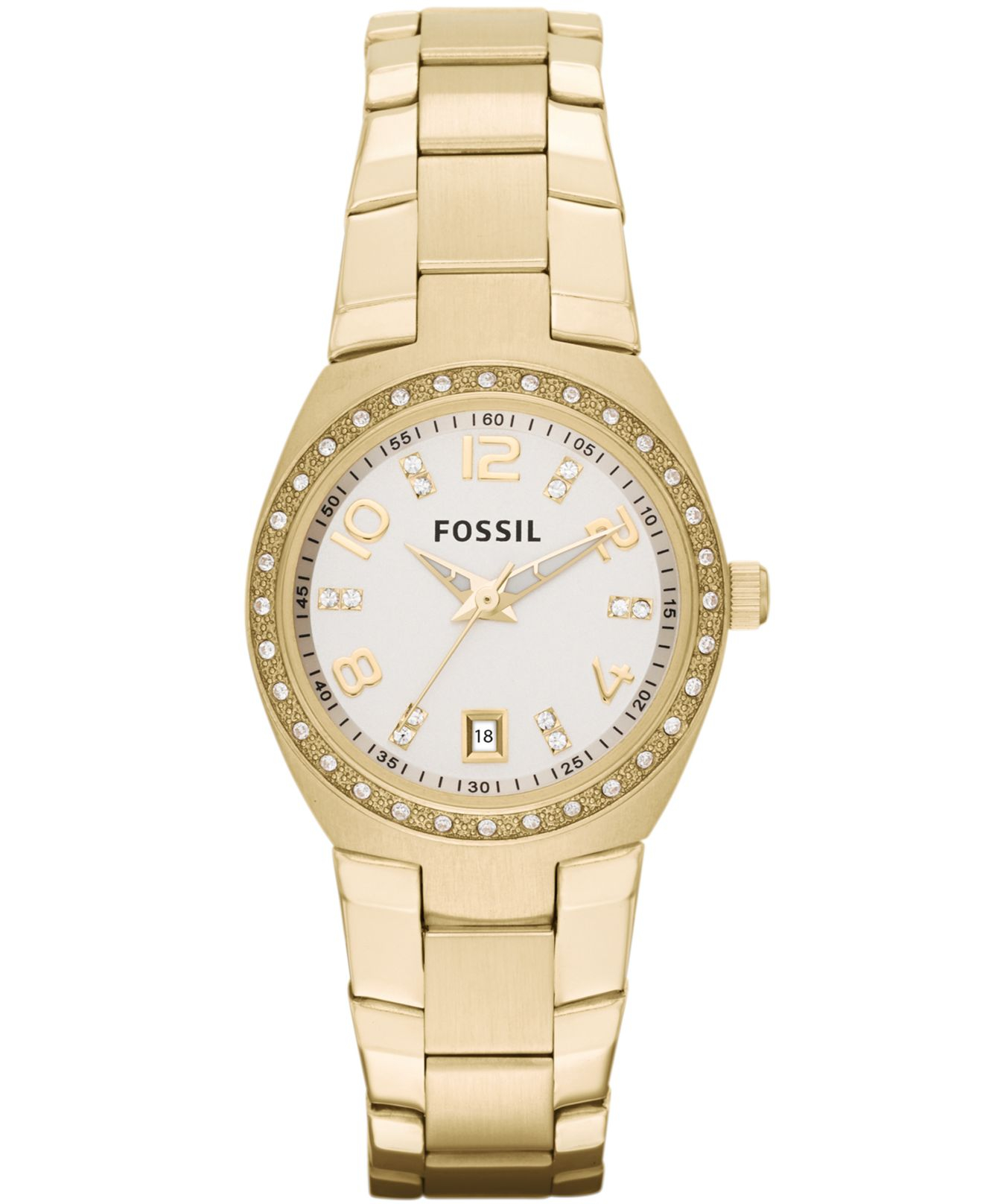 Fossil Women's Serena Goldtone Stainless Steel Bracelet Watch 28mm Am4557 in Metallic Lyst