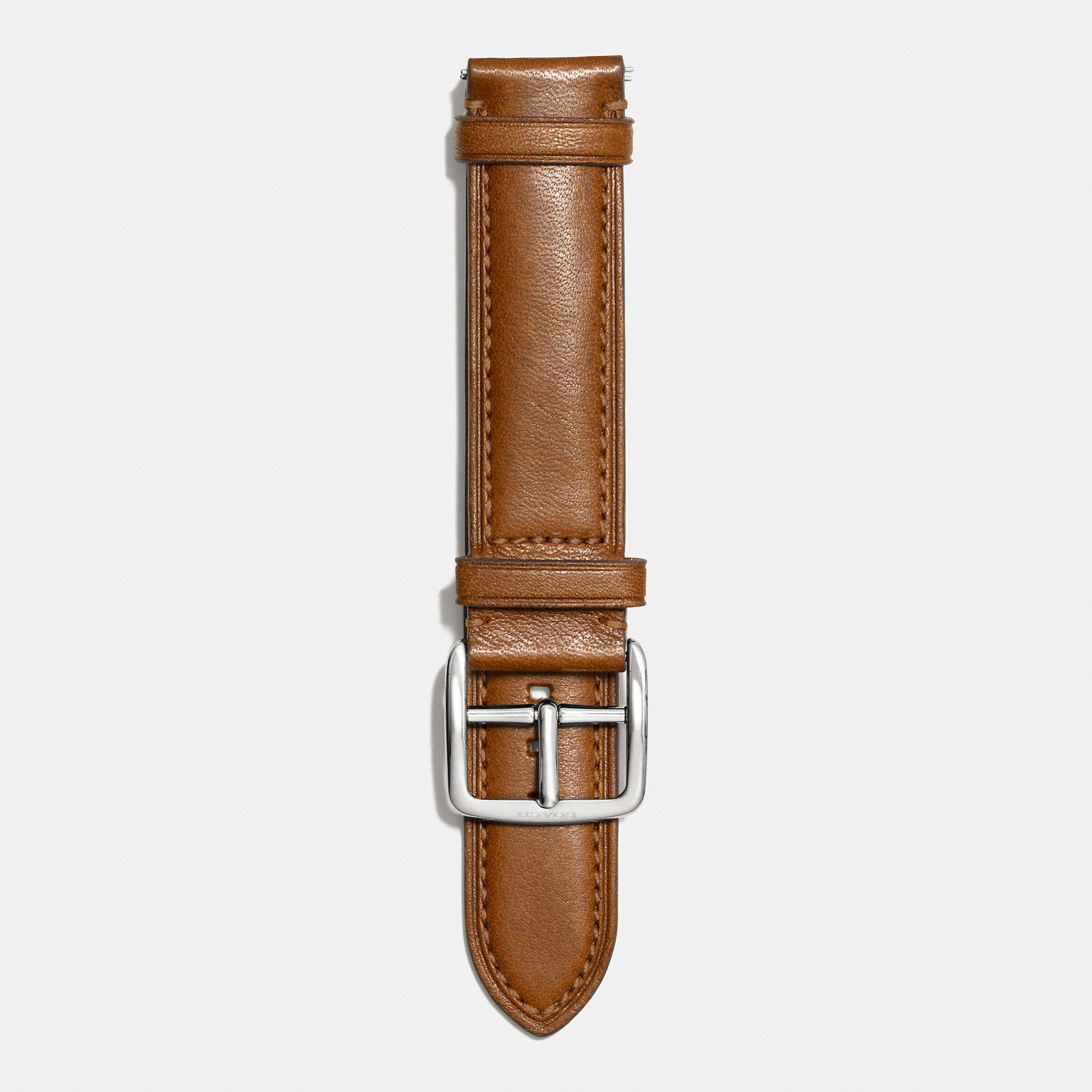 Coach Bleecker Leather Watch Strap in Brown for Men Lyst