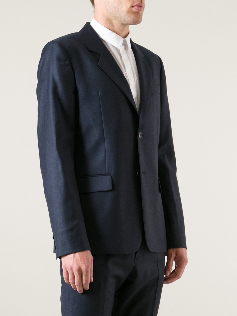 A.P.C. Suit Jacket in Blue for Men - Lyst