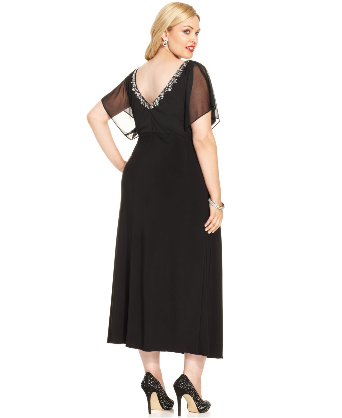 plus size alex evenings
