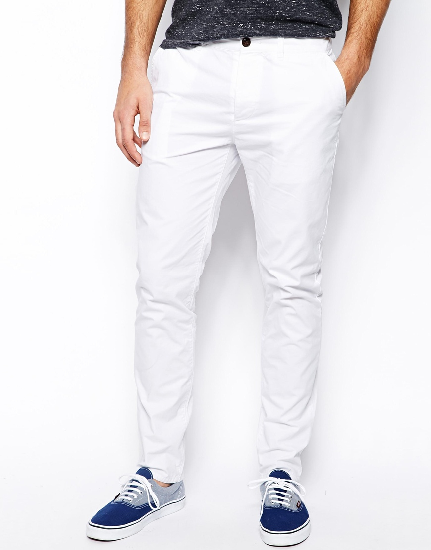 asos white chinos