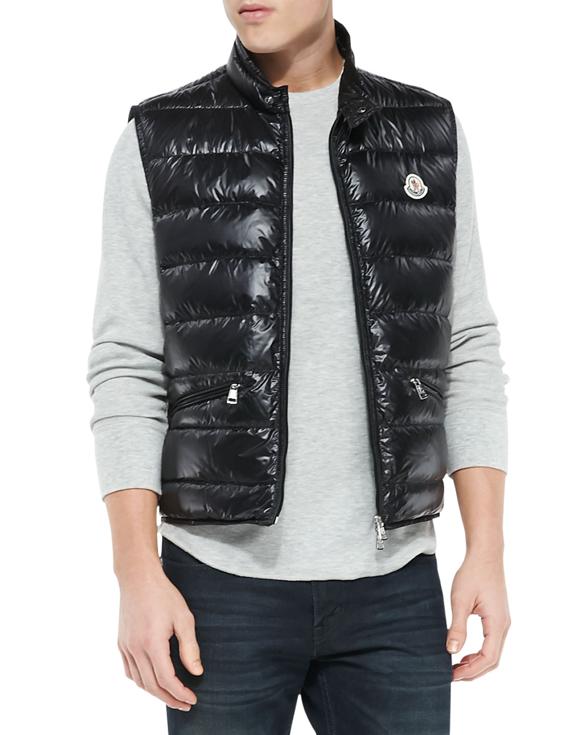 Moncler Gui Quilted Puffer Vest in 