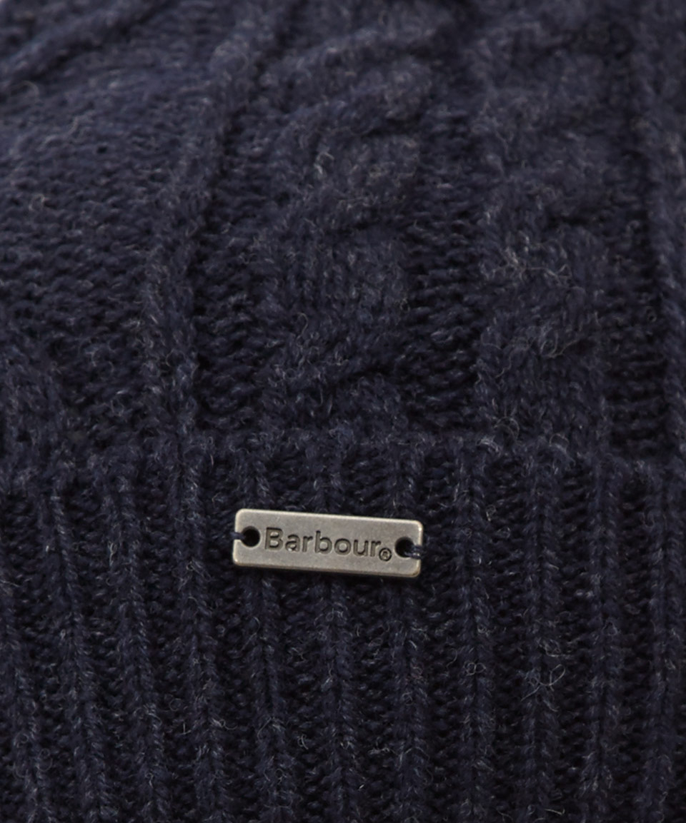 mens bobble hats barbour