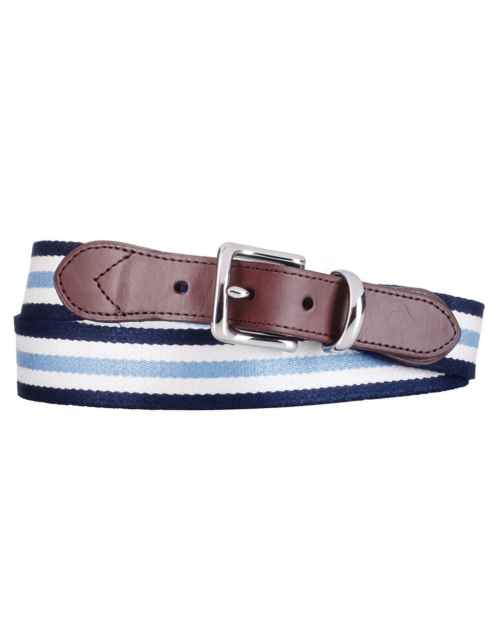 polo ralph lauren navycream striped belt blue product 0 979317574 normal