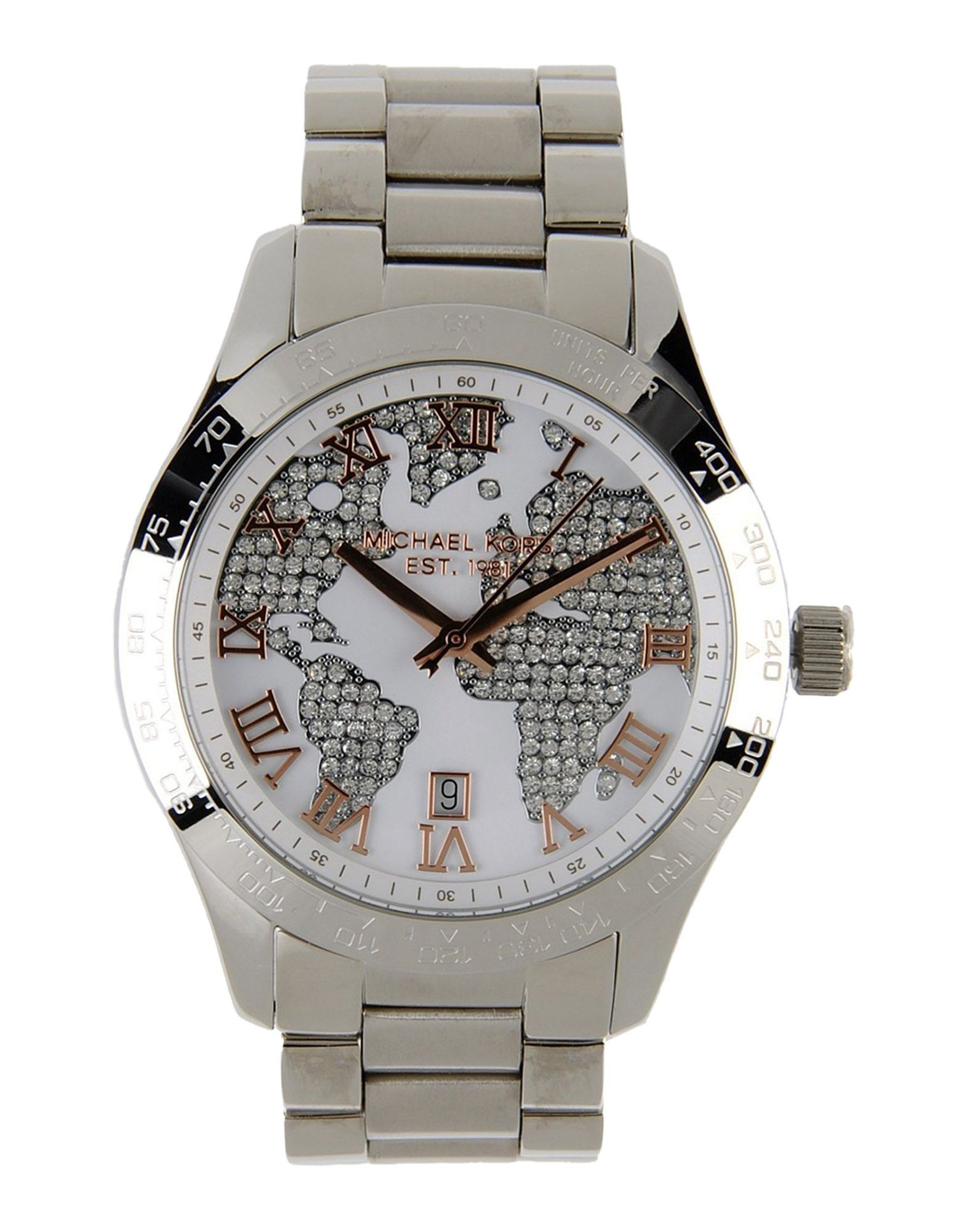 Michael kors Wrist Watch in Silver | Lyst