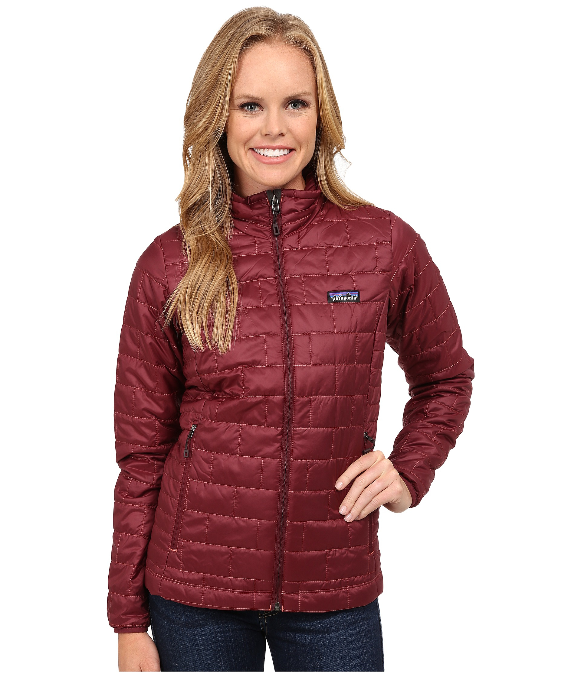 patagonia nano puff arrow red