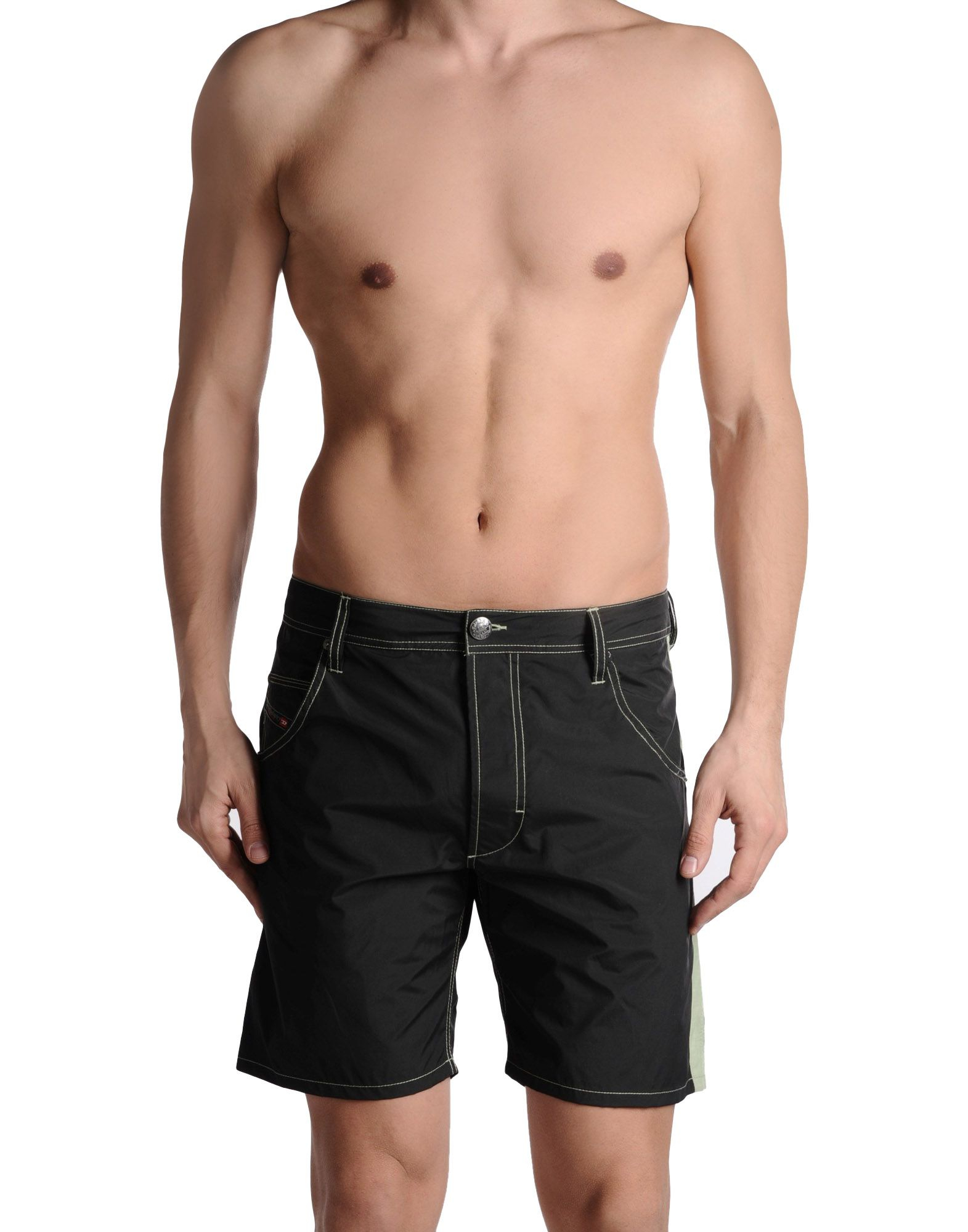 DIESEL Black Swimming Trunk for Men Lyst