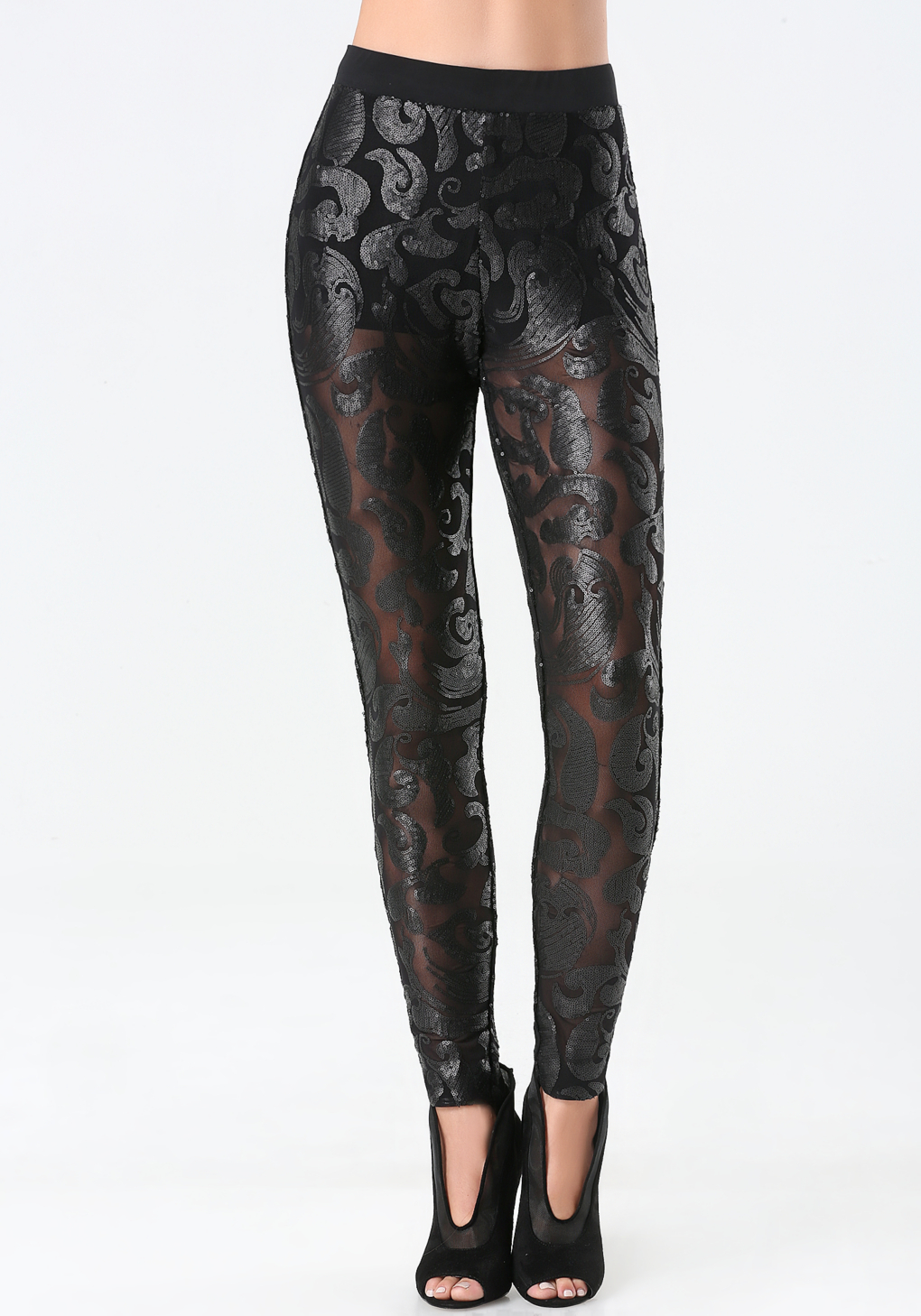 maternity sequin leggings