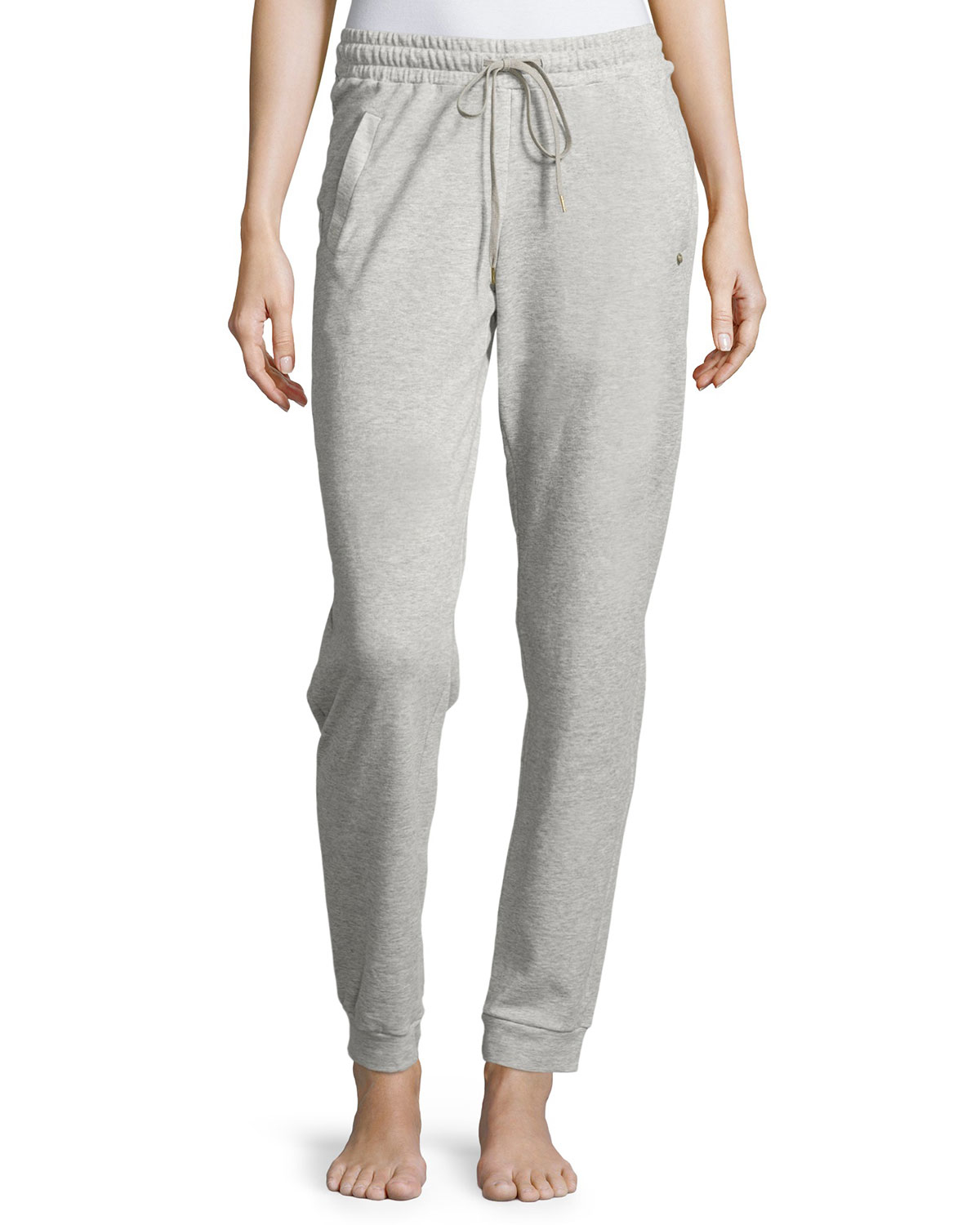 drawstring grey joggers