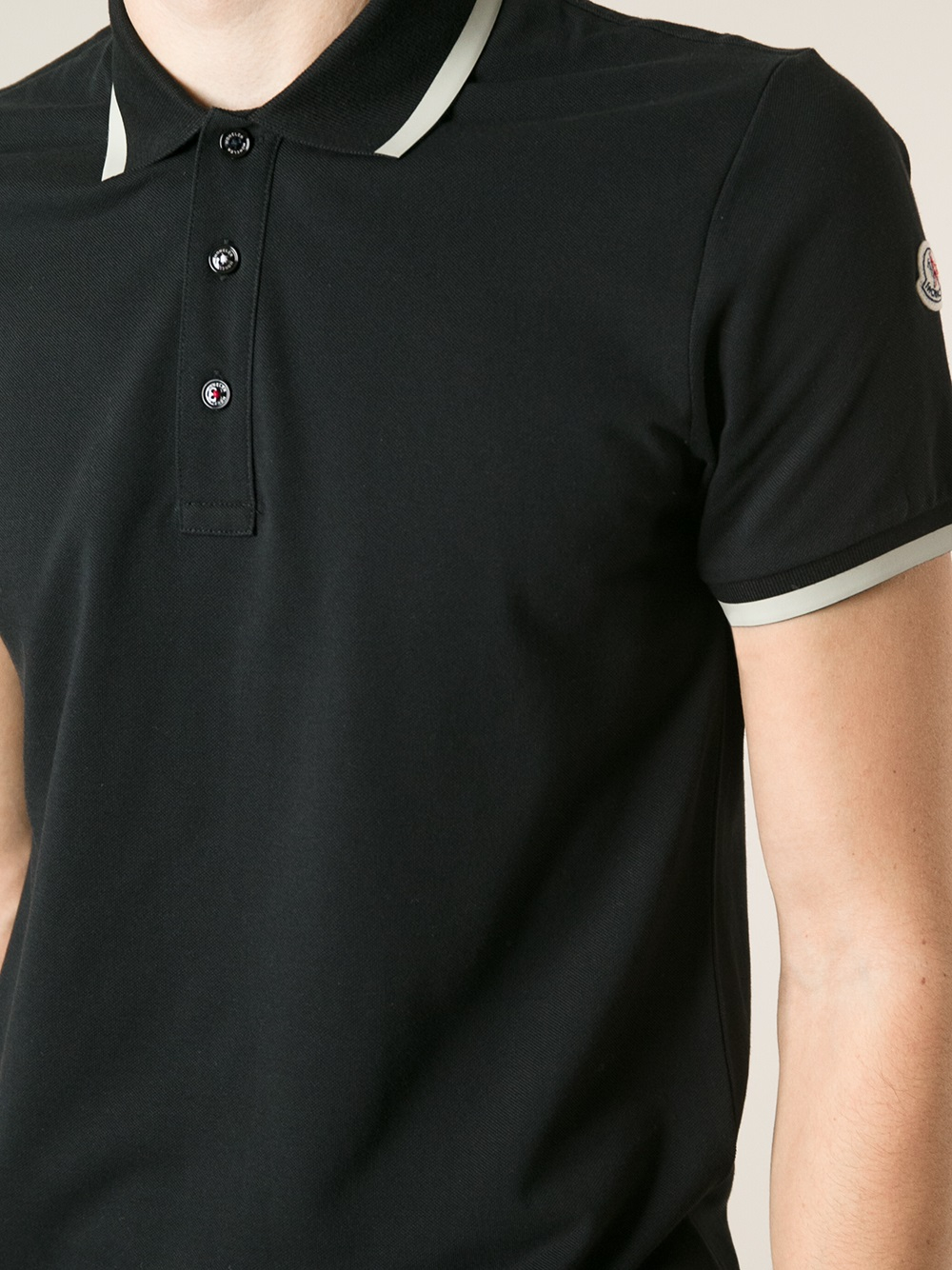 moncler short sleeve polo
