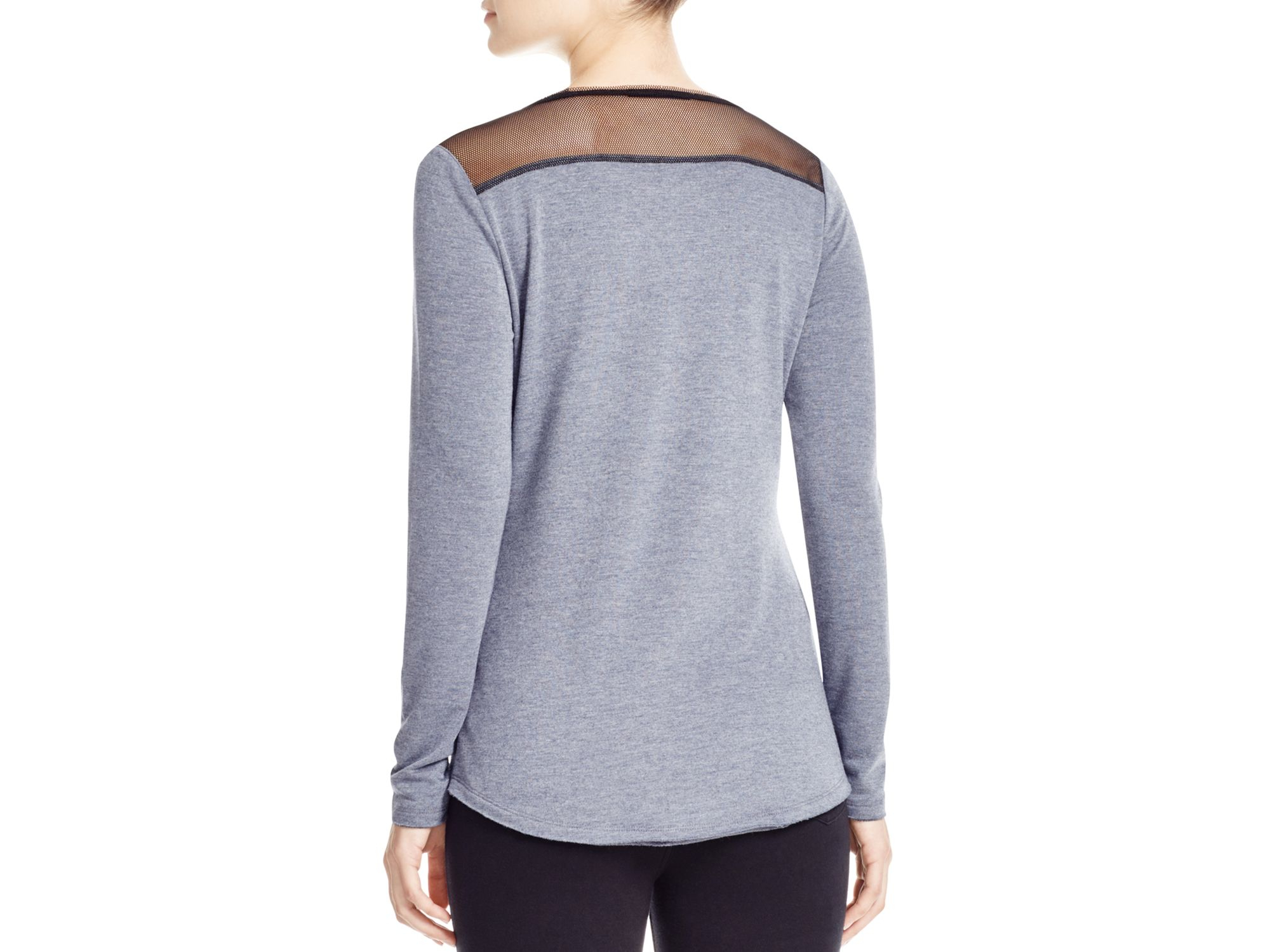 tahari long sleeve tee