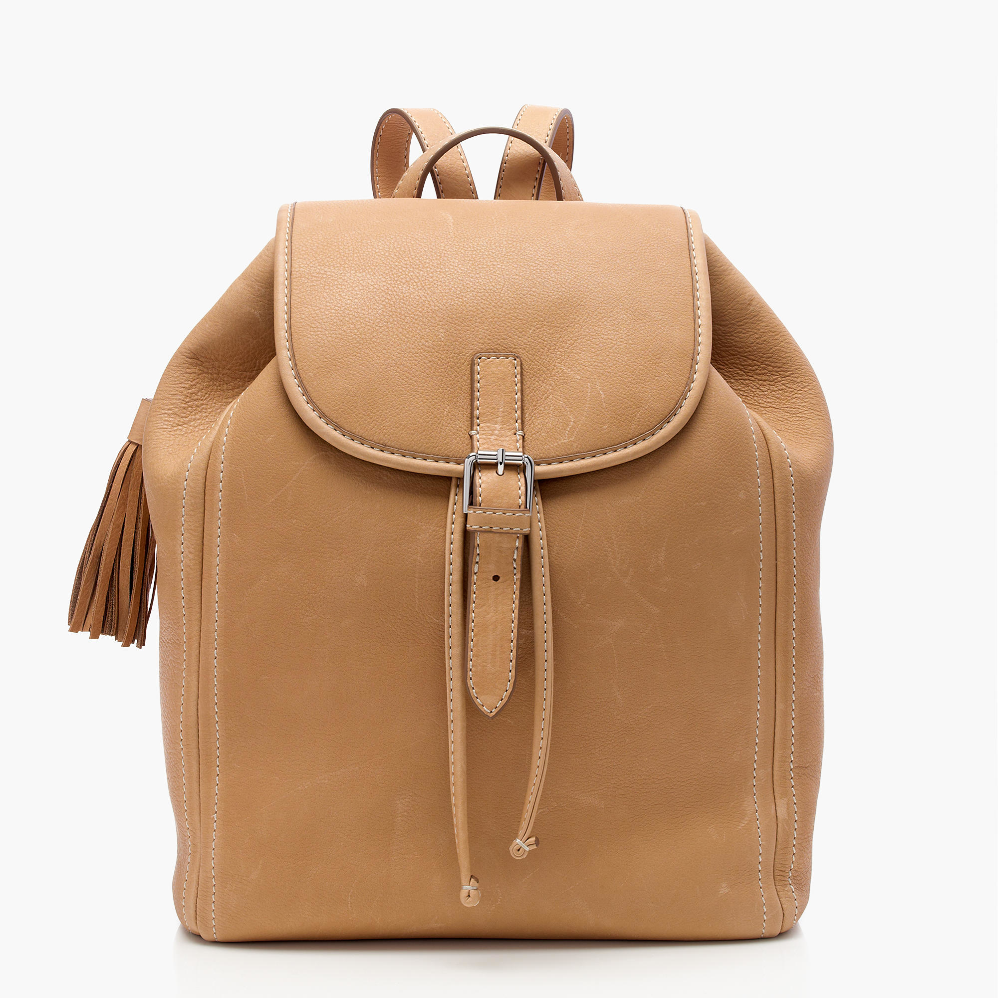 j crew leather backpack
