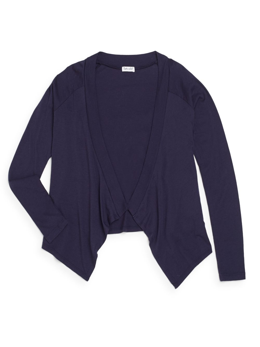 girls open front cardigan
