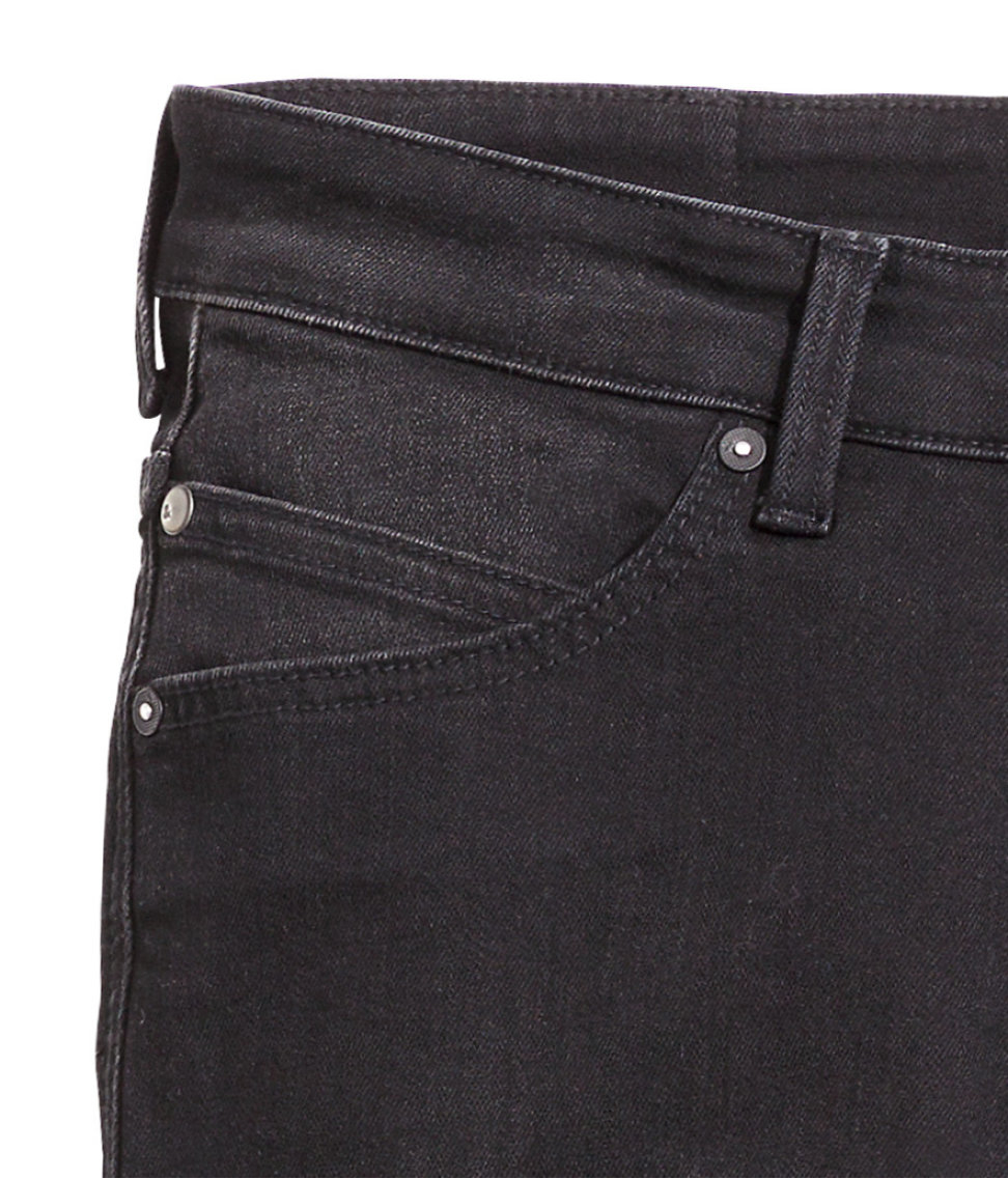 H&M Denim Tech Stretch Skinny Low Jeans in Black for Men - Lyst