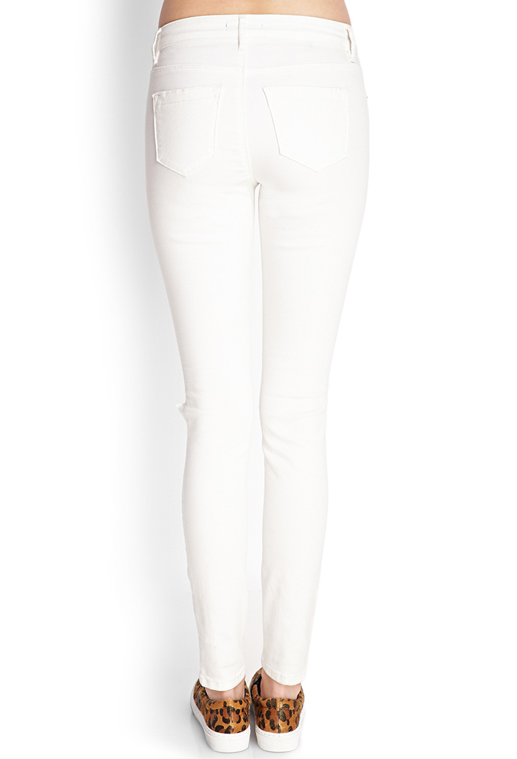white skinny jeans forever 21