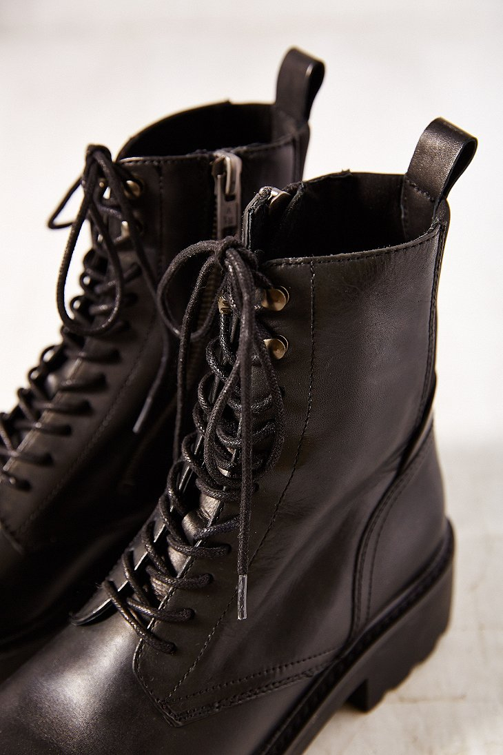 ash lace up combat boots