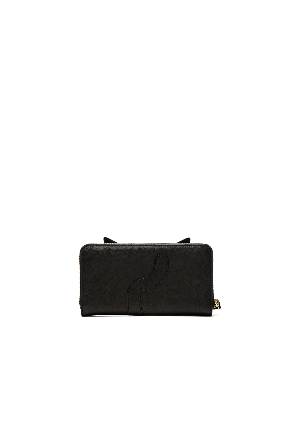 NEW Versace Collection Men/'s Logo Plaque Saffiano Black Leather Wallet C93127S