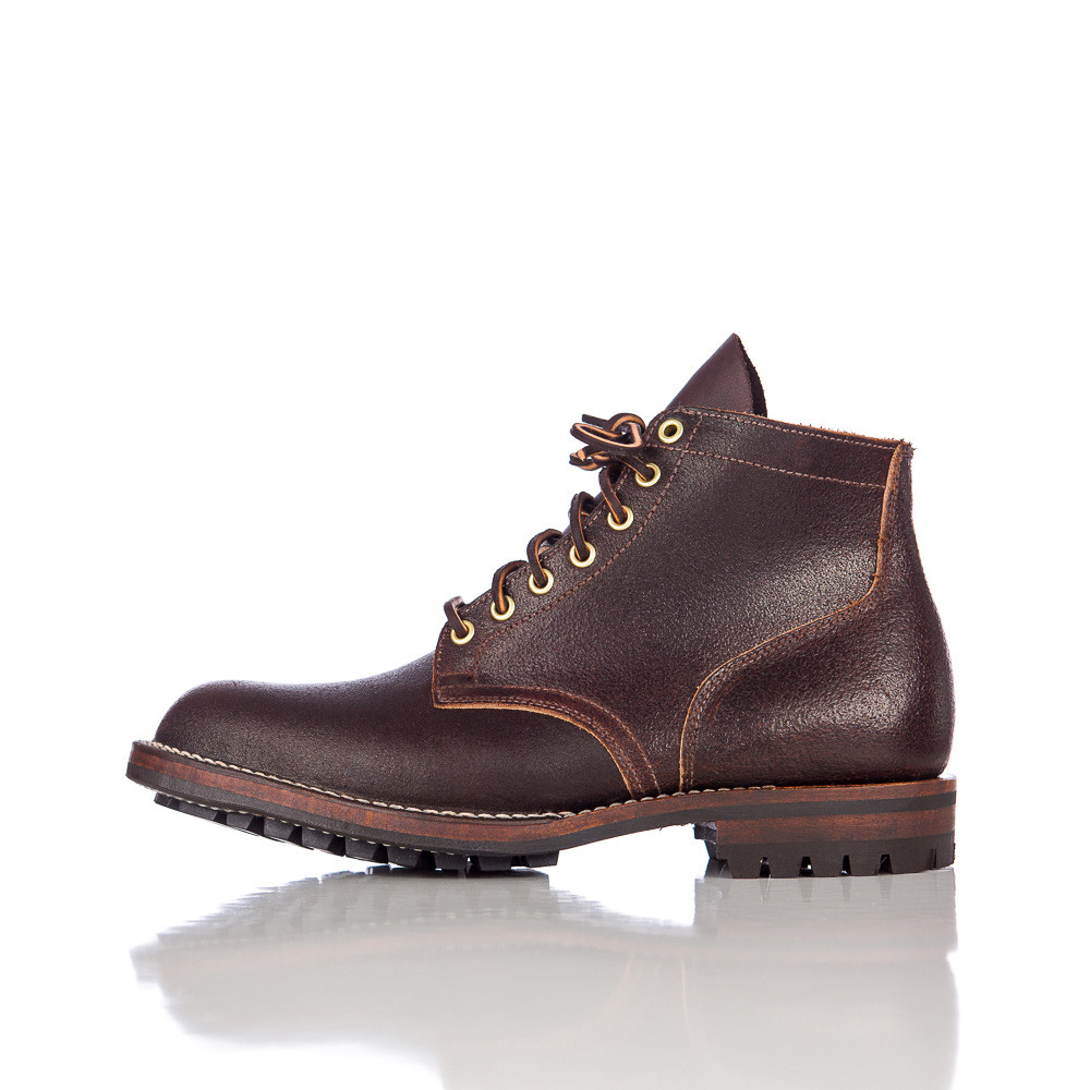 Viberg Service Boot In Brown Waxed Flesh (commando Sole) for Men | Lyst