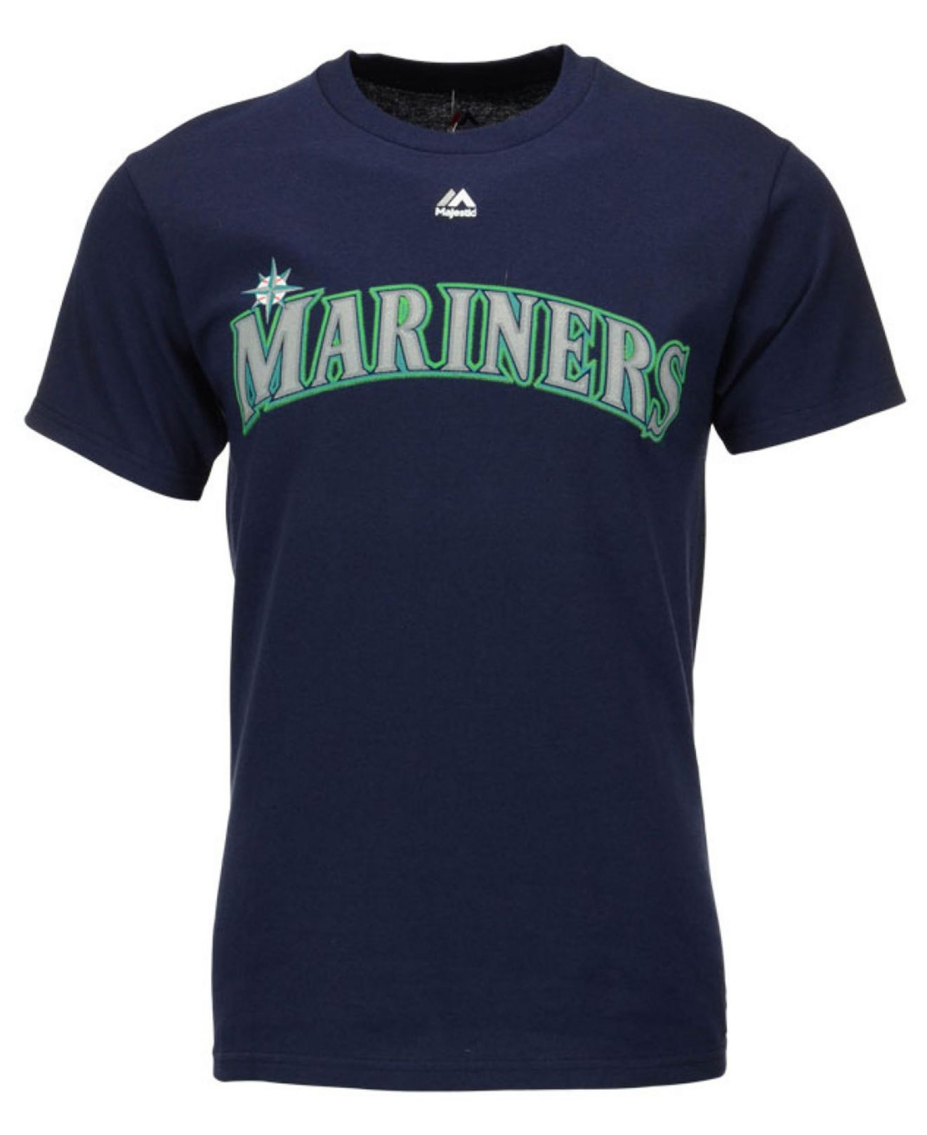 Majestic Men'S Nelson Cruz Seattle Mariners Player TShirt in Blue for