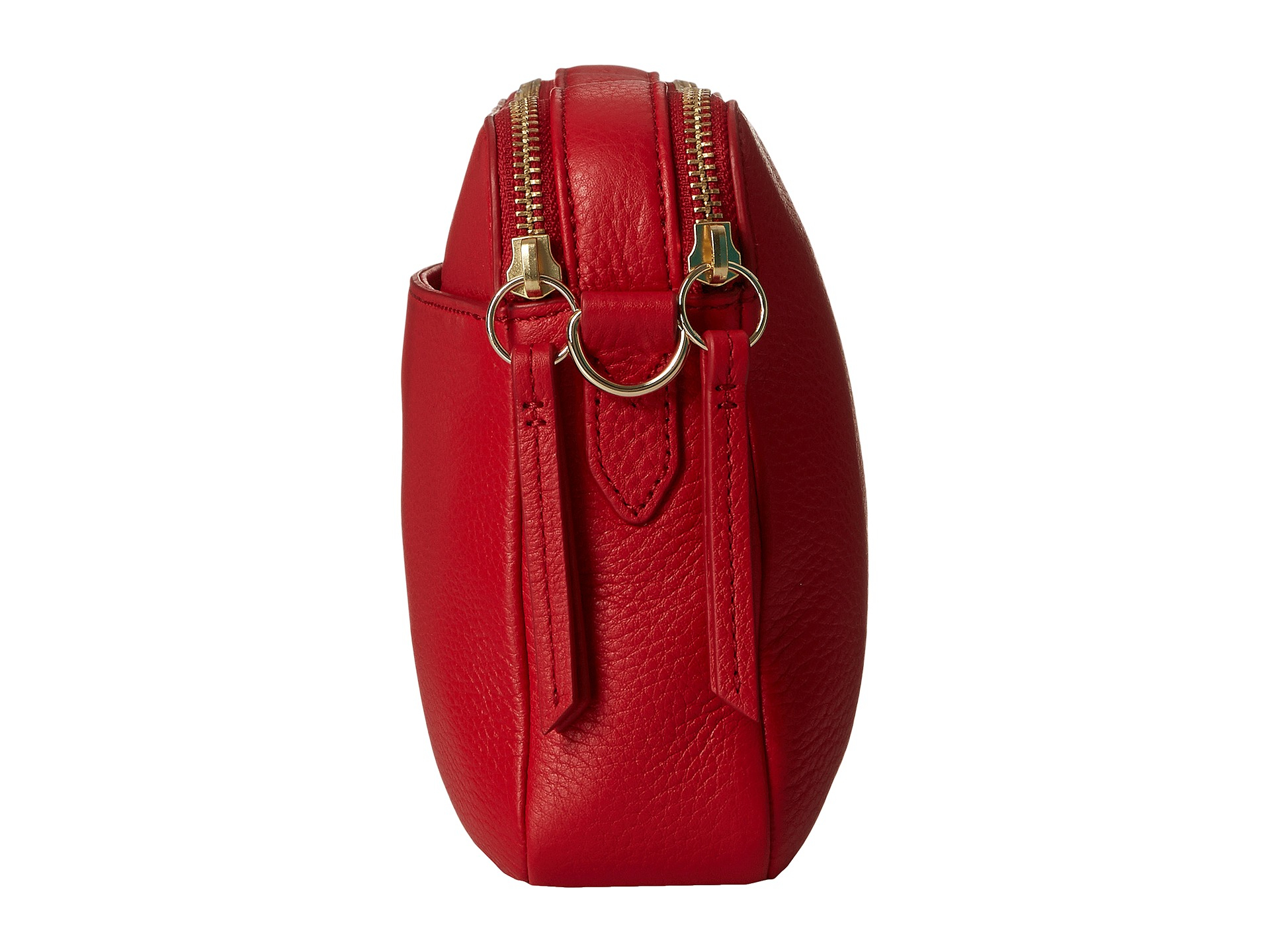 Fossil Sydney Leather Crossbody Bag in Claret Red (Red) - Lyst