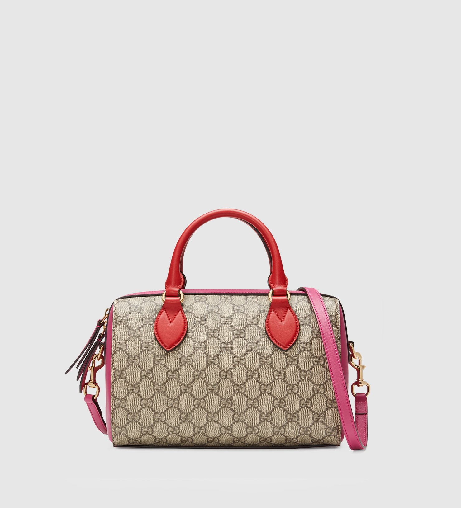 gucci gg supreme top handle bag