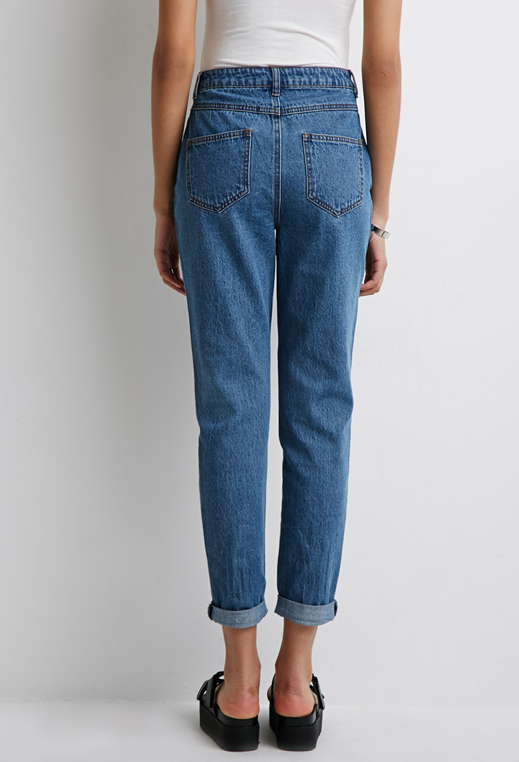 forever 21 high waisted mom jeans